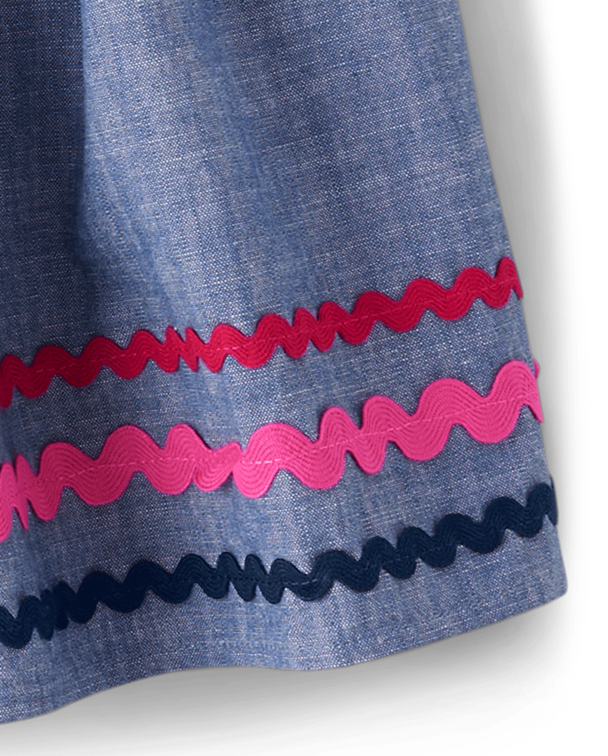 Детские юбки Gymboree Girls Ric Rac Chambray Skort - Apple Orchard — фото 4