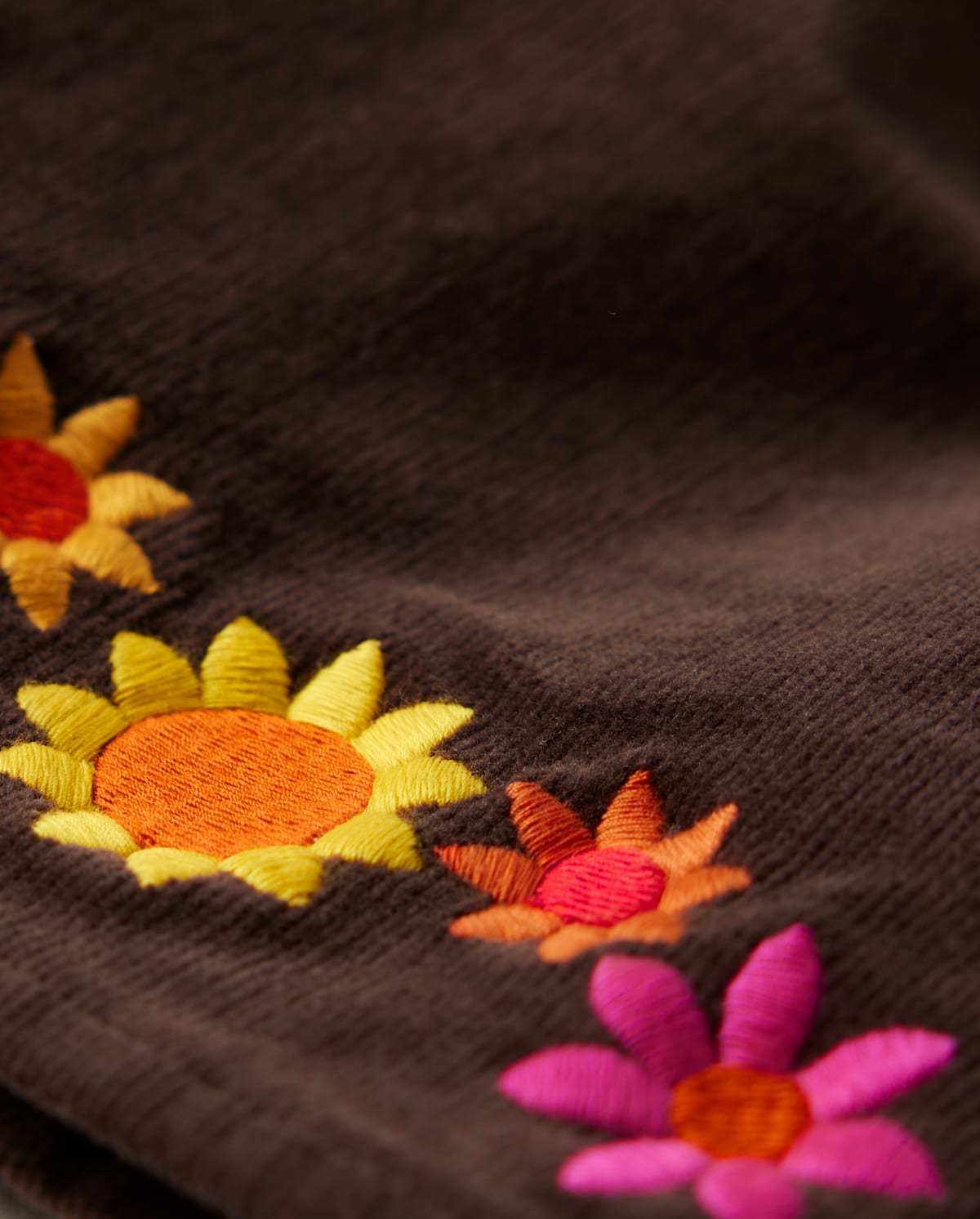Детские юбки Gymboree Girls Embroidered Floral Corduroy Skort - Happy Harvest — фото 2