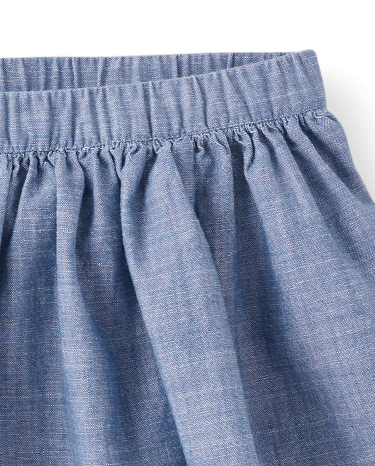 Детские юбки Gymboree Girls Embroidered Pumpkin Chambray Skort - Lil' Pumpkin — фото 3