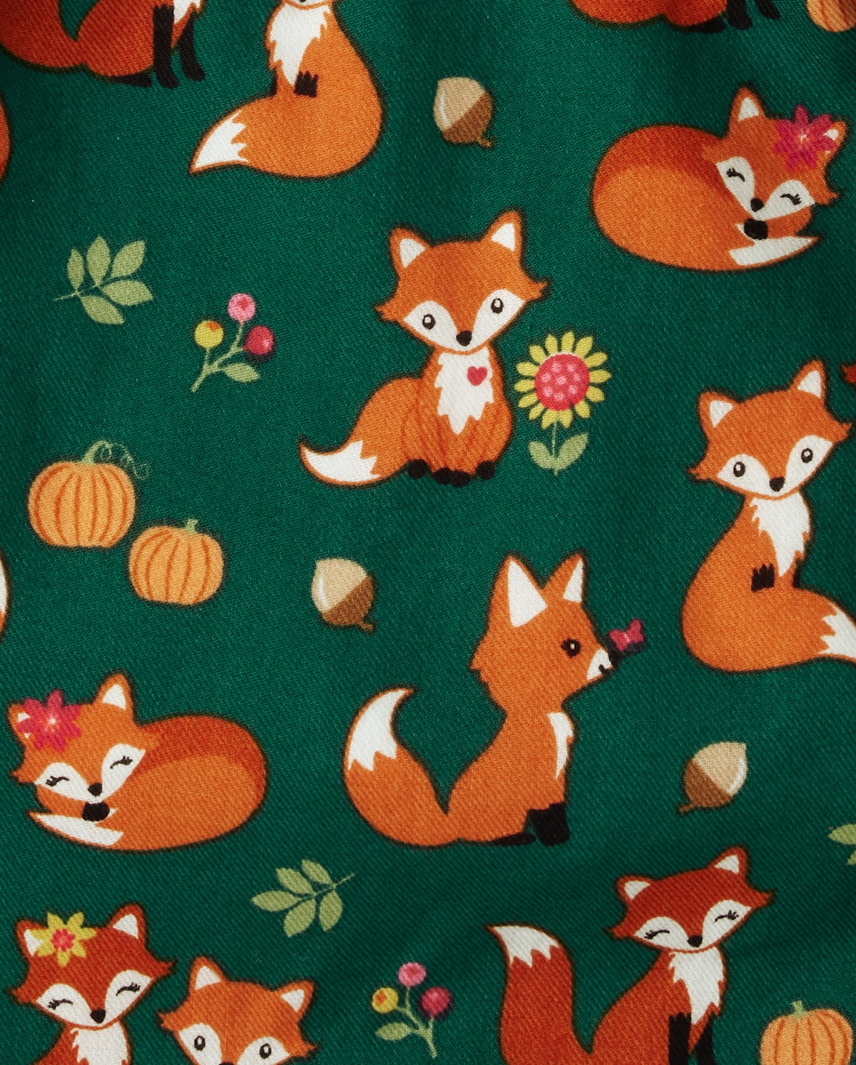 Детские юбки Gymboree Girls Fox Flannel Skort - Friendly Fox — фото 2