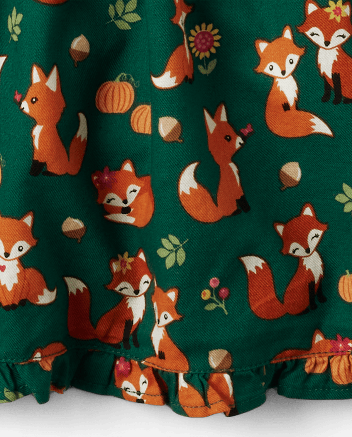 Детские юбки Gymboree Girls Fox Flannel Skort - Friendly Fox — фото 4