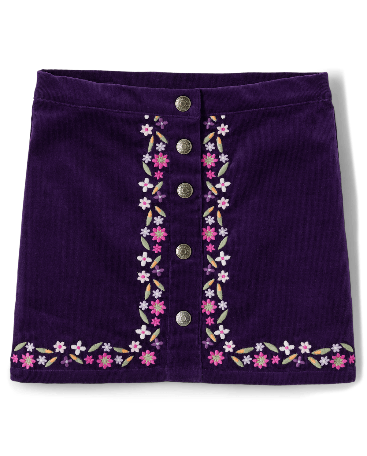 Детские юбки Gymboree Girls Embroidered Floral Corduroy Skirt - Magical Meadow