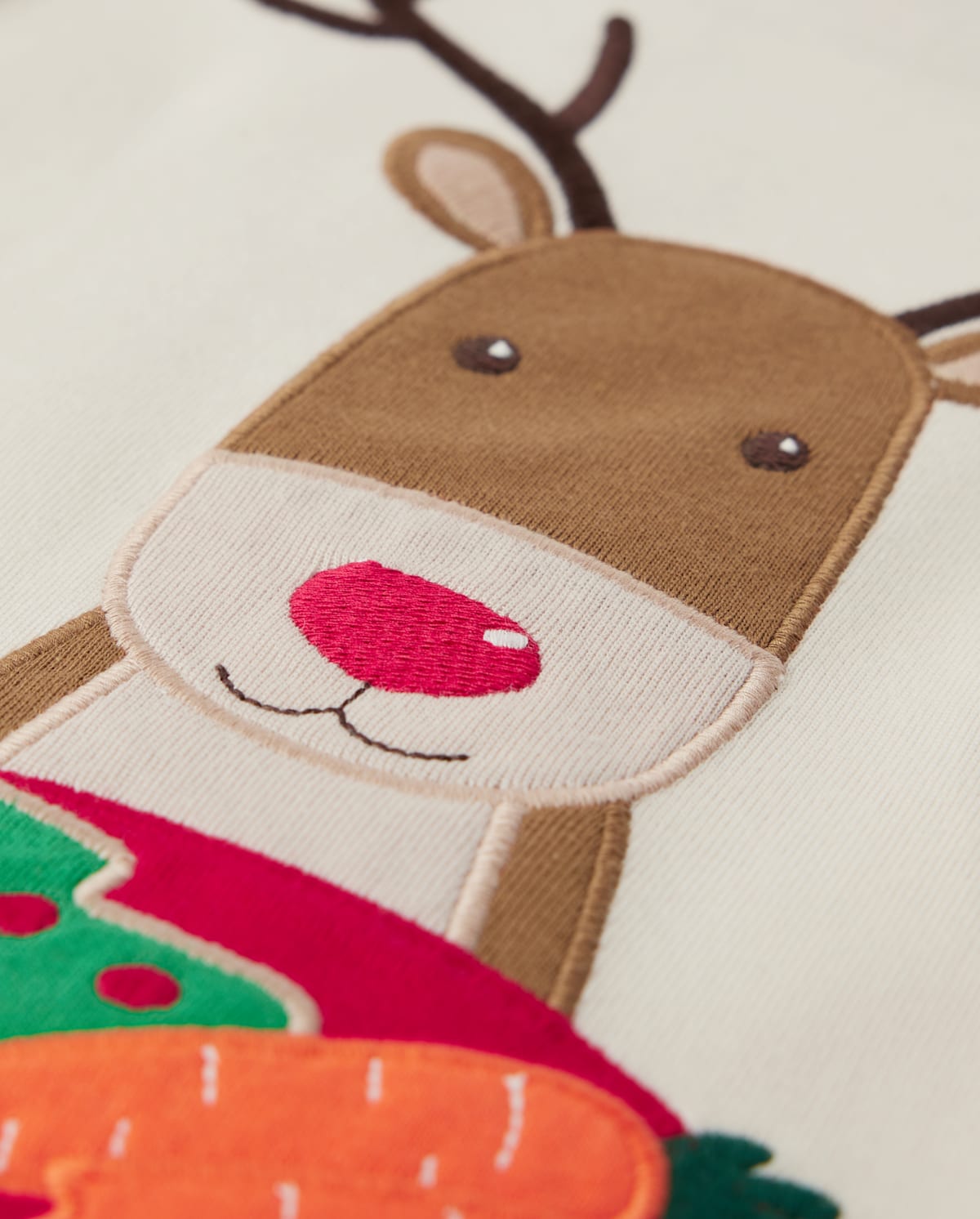 Детские пижамы Gymboree Kids Embroidered Reindeer Snug Fit Cotton Pajamas