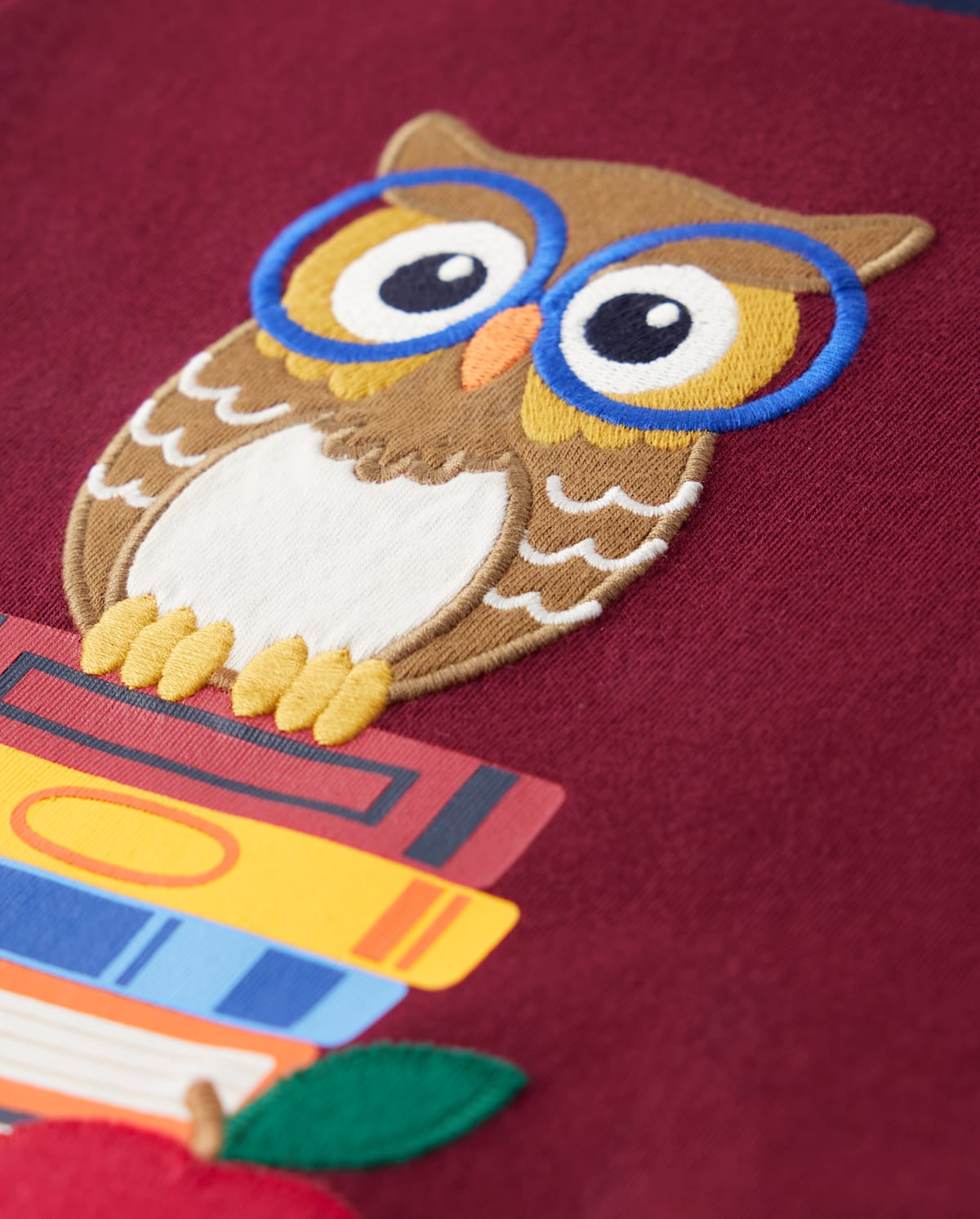 Детские топы Gymboree Boys Embroidered Owl Top - Prep School
