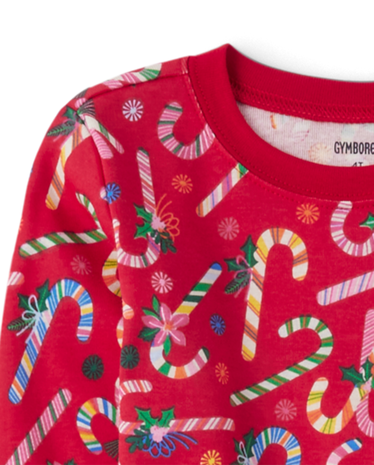 Детские пижамы Gymboree Kids Candy Cane Snug Fit Cotton Pajamas — фото 2