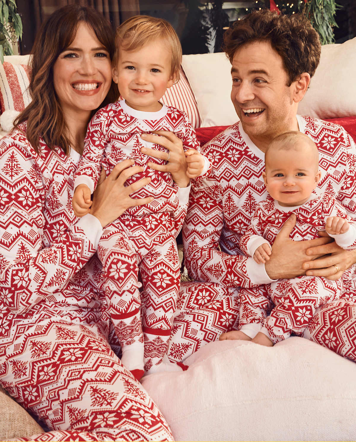 Детские пижамы Gymboree Kids Matching Family Christmas Fairisle Snug Fit Cotton Pajamas — фото 2
