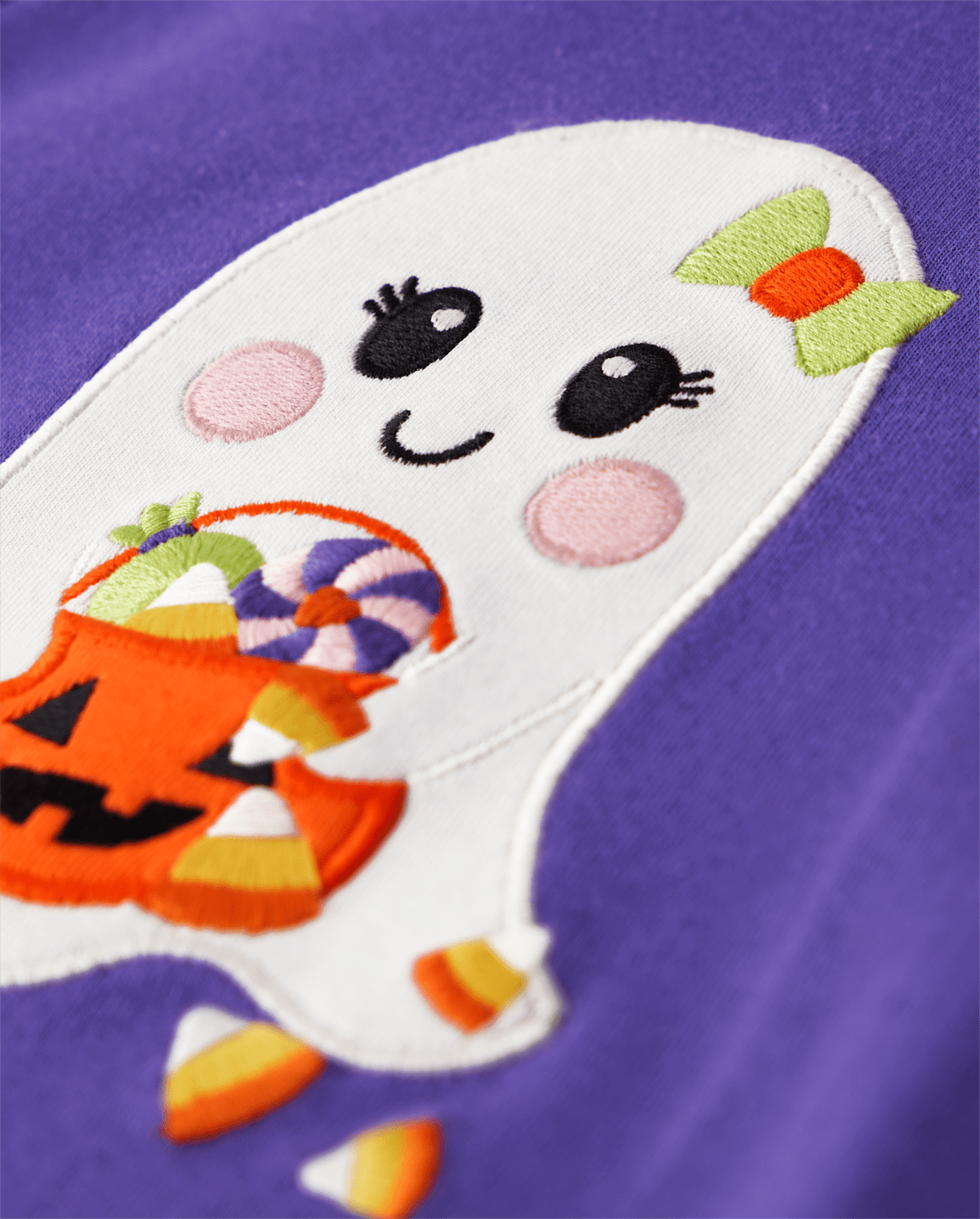 Детские топы Gymboree Girls Embroidered Ghost Top - Trick or Treat