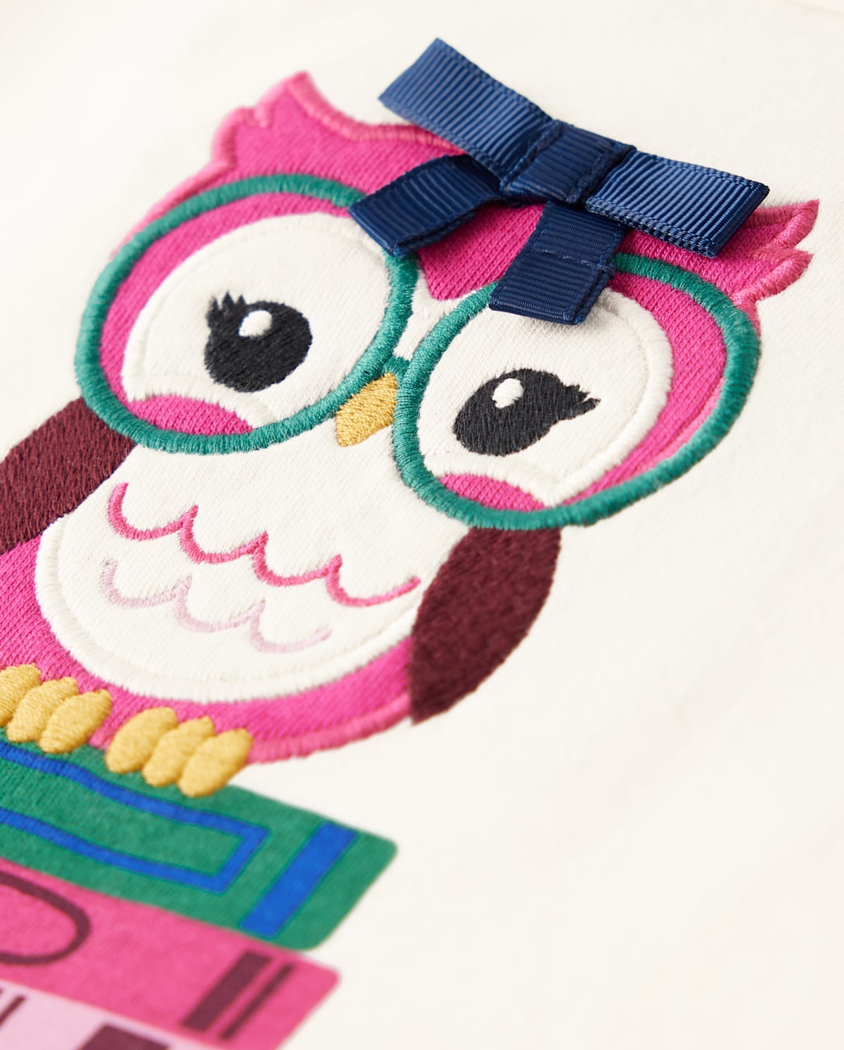 Детские топы Gymboree Girls Embroidered Owl Top - Prep School