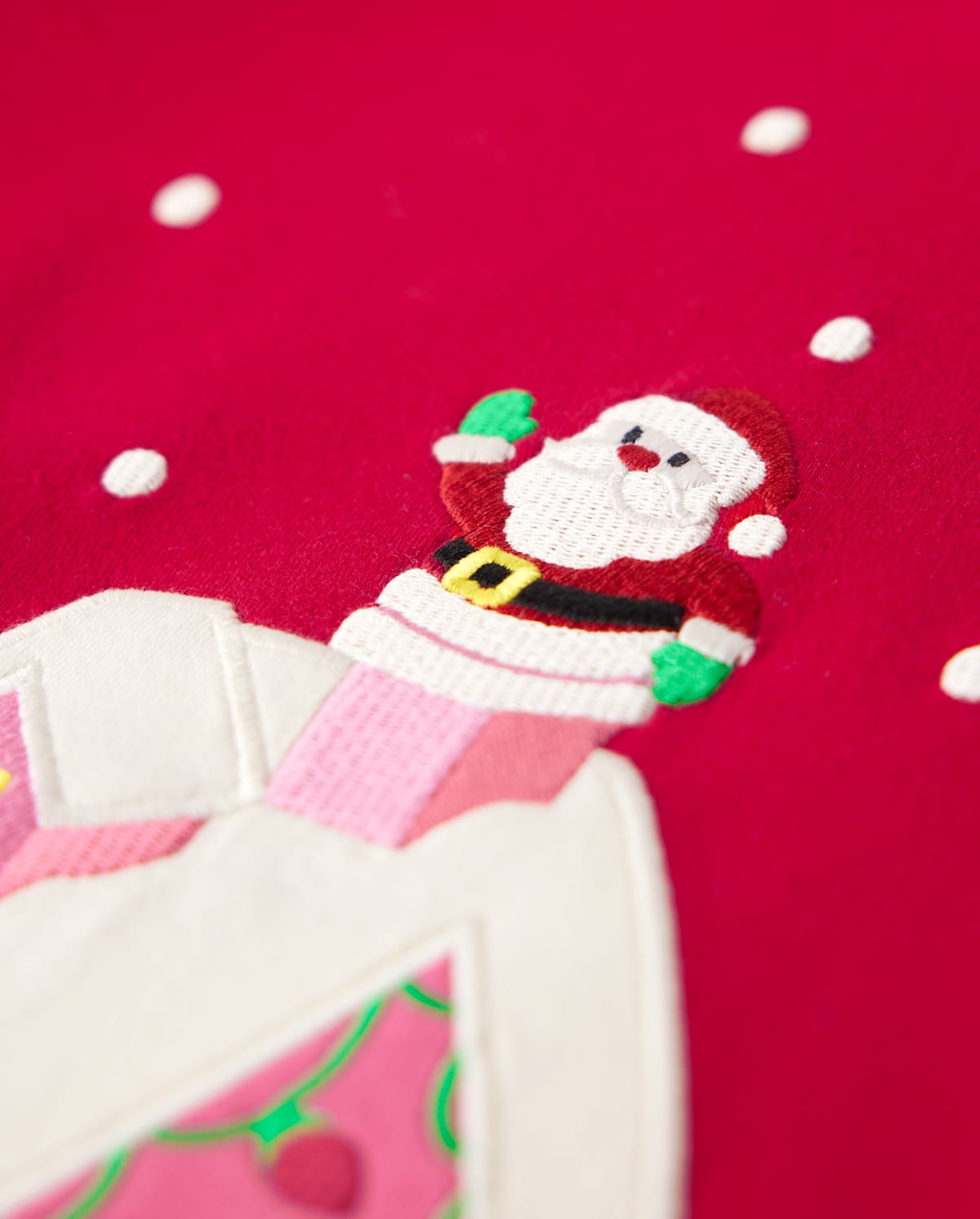 Детские топы Gymboree Girls Embroidered Christmas Scene Flutter Top - Very Merry