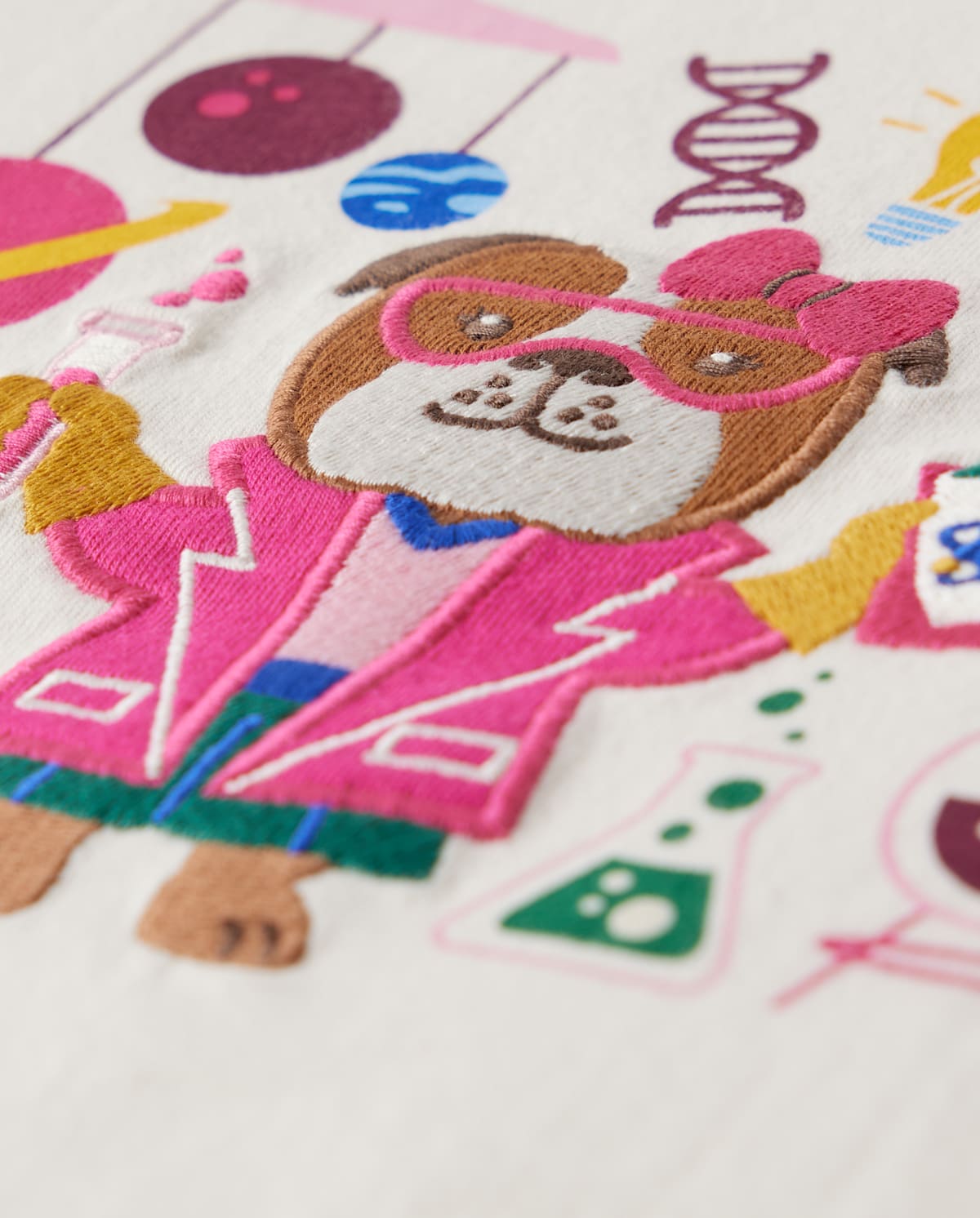 Детские топы Gymboree Girls Embroidered Science Top - Prep School