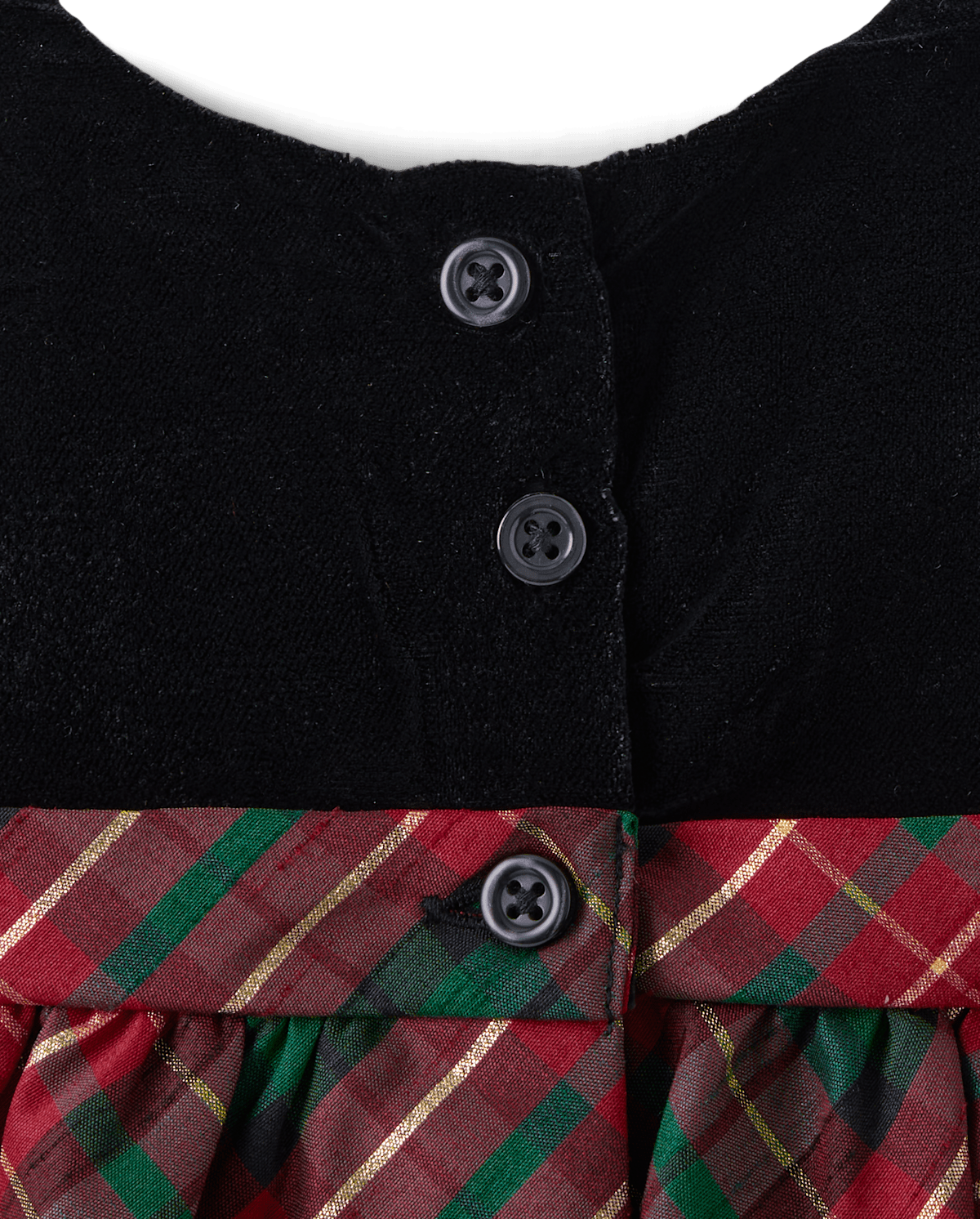 Детские платья Gymboree Baby Girls Matching Family Plaid Bow Fit And Flare Dress - A Royal Christmas — фото 2