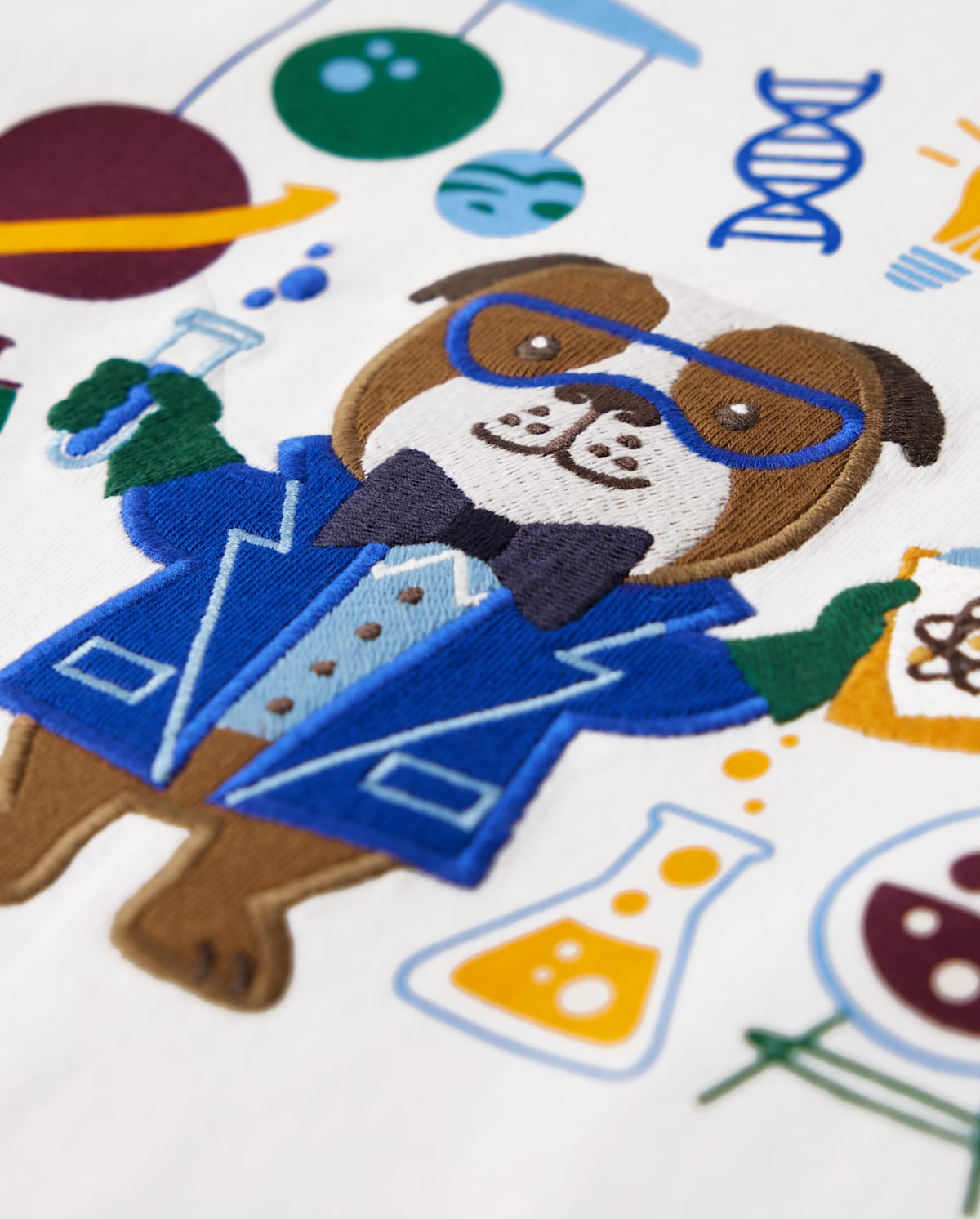 Детские топы Gymboree Boys Embroidered Science Top - Prep School