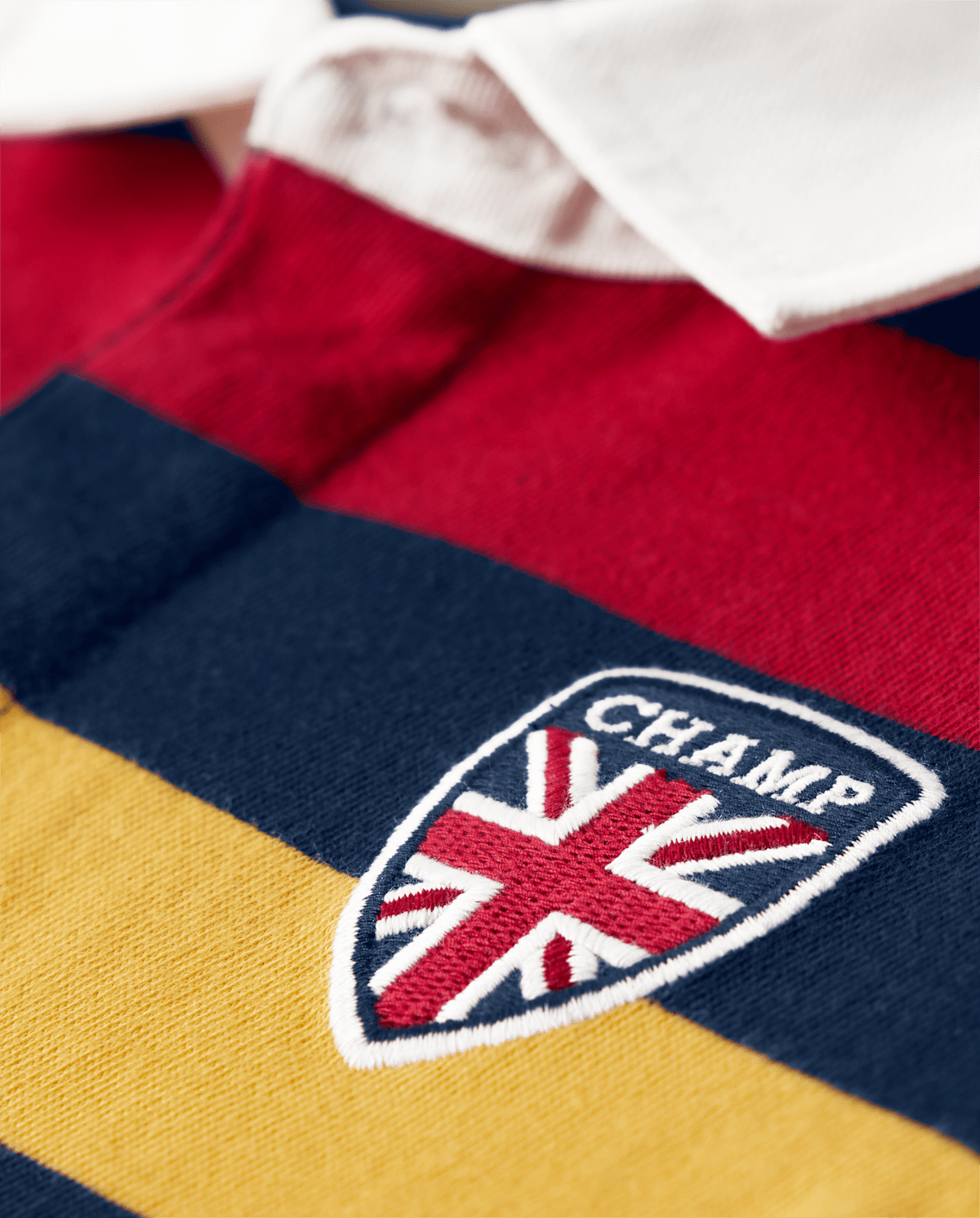 Детские топы Gymboree Boys Striped Varsity Patch Rugby Polo - Prep School — фото 2
