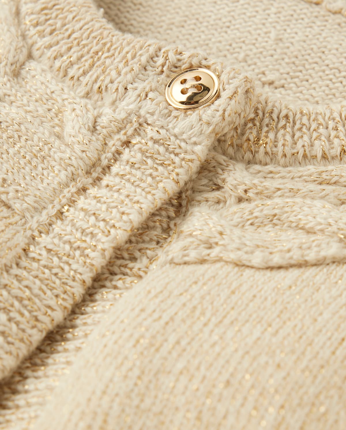 Детские кардиганы Gymboree Girls Metallic Cable Knit Cardigan - Winter Wonderland