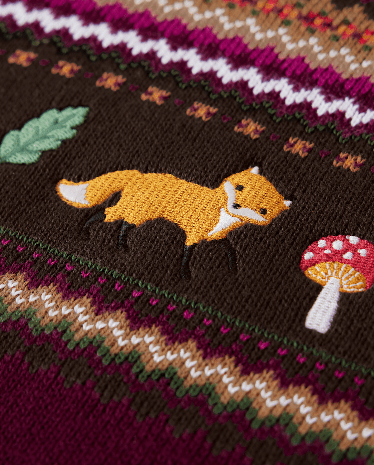 Детские свитеры Gymboree Boys Embroidered Forest Animal Sweater - Enchanted Forest — фото 2
