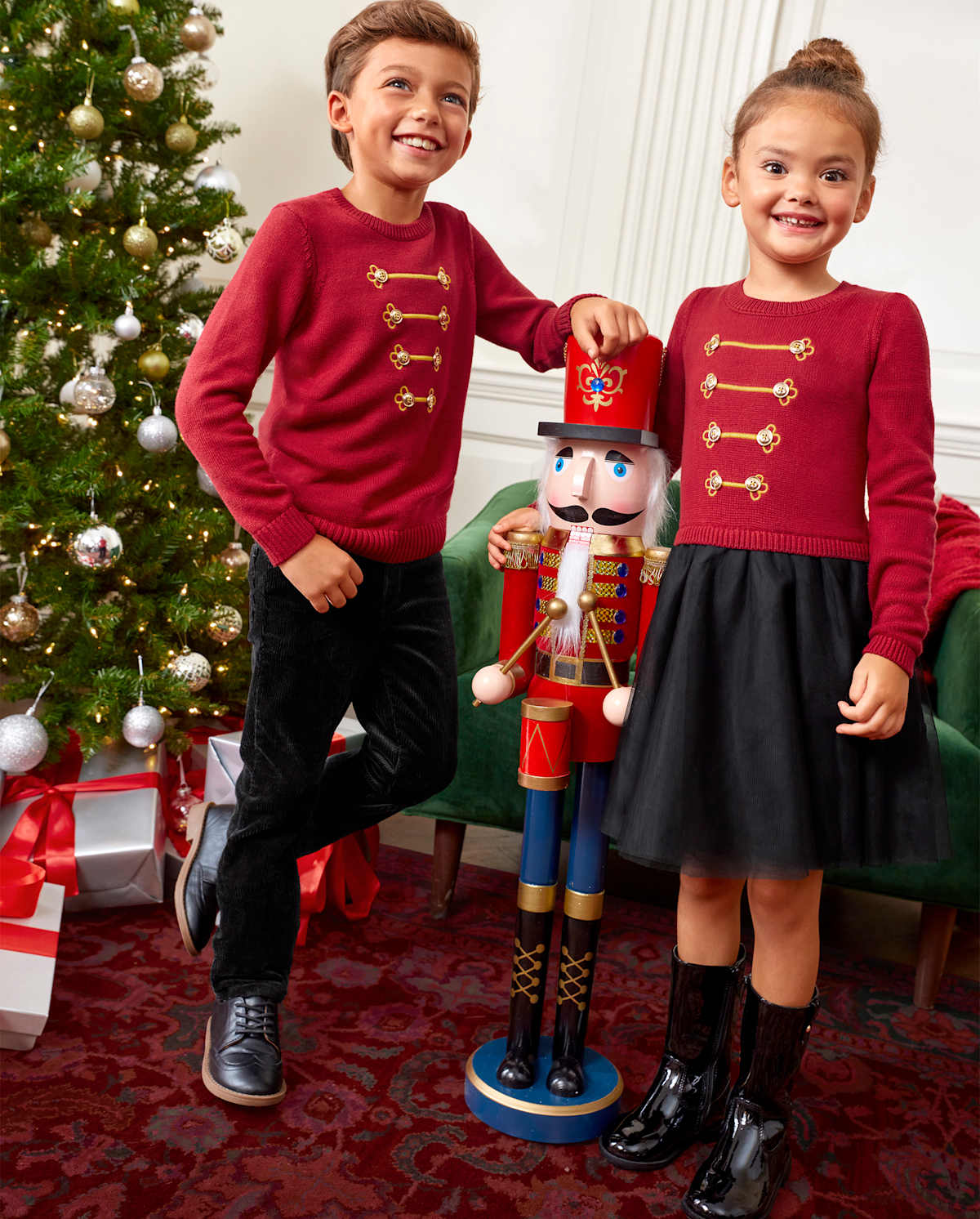 Детские свитеры Gymboree Boys Nutcracker Uniform Sweater - Nutcracker — фото 2