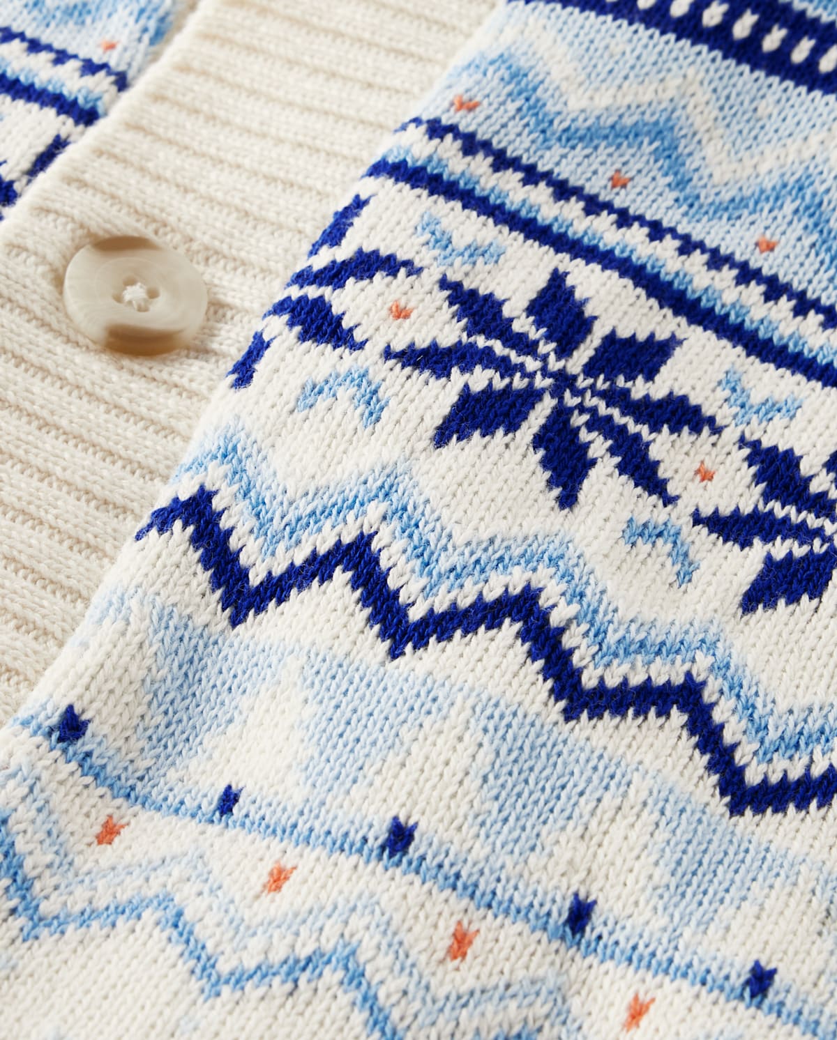 Детские кардиганы Gymboree Boys Intarsia Snowflake Fairisle Shawl Cardigan — фото 2