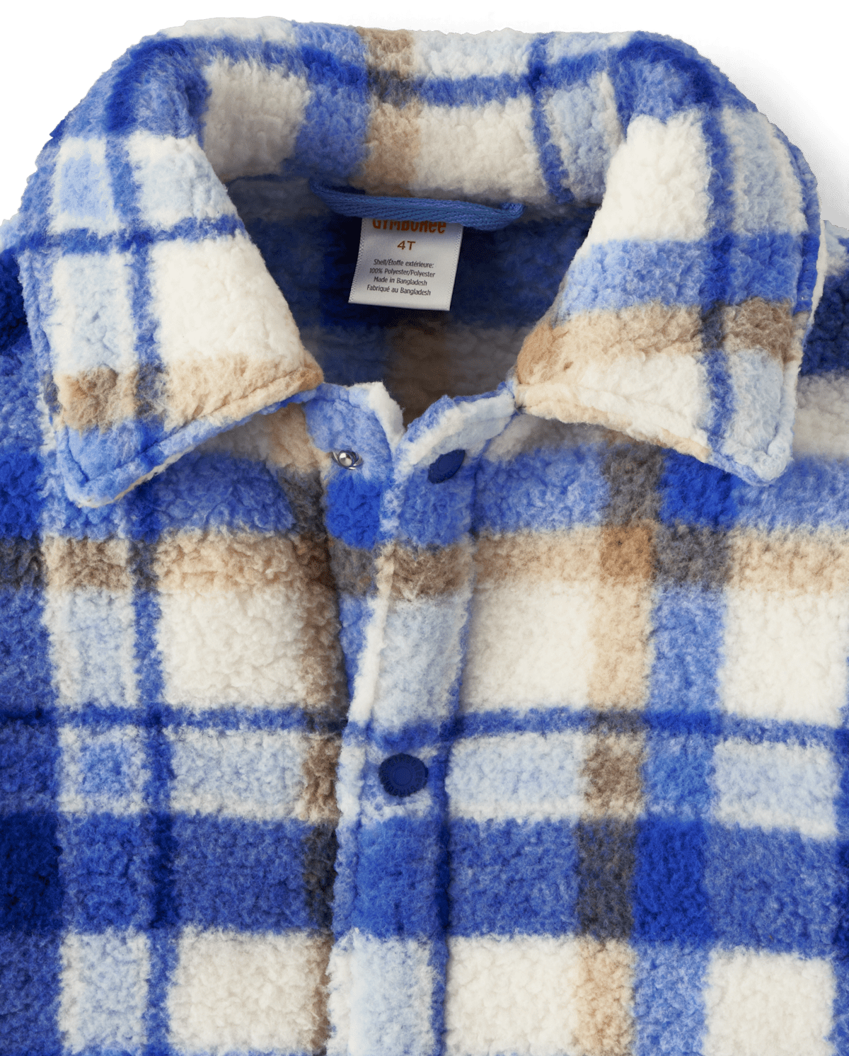 Детские куртки Gymboree Kids Plaid Sherpa Shirt Jacket Collection — фото 2
