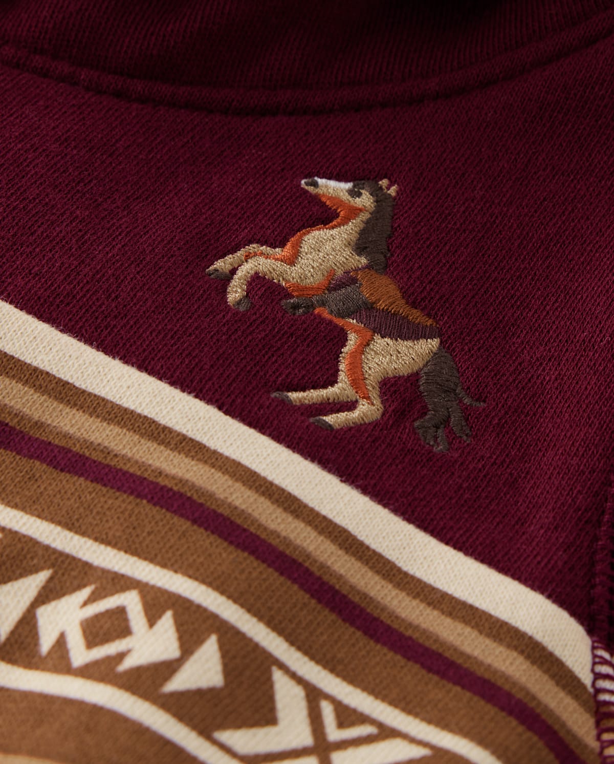 Детские худи Gymboree Boys Colorblock Horse Fleece - Rustic Ranch