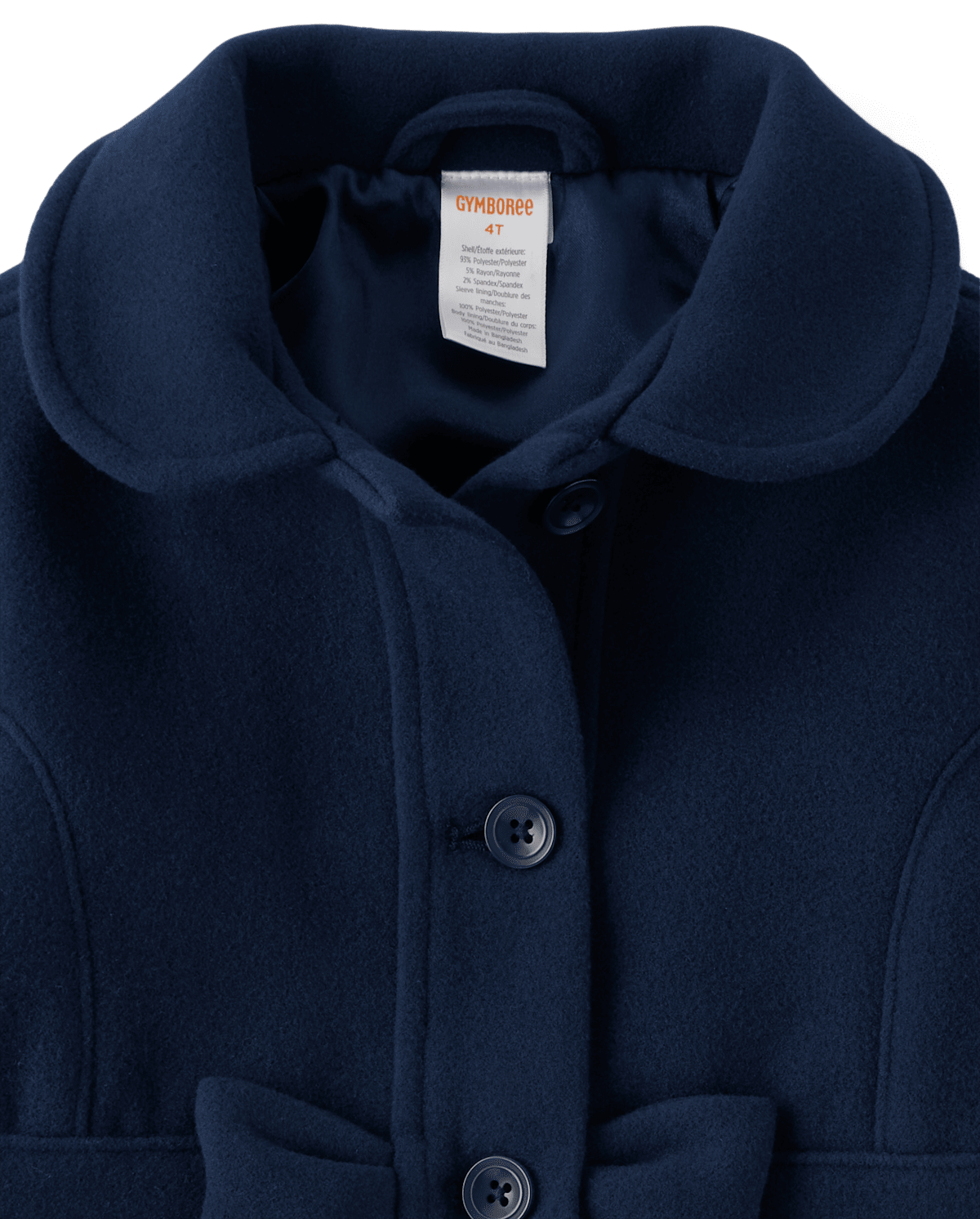 Детские платья Gymboree Girls Bow Melton Dress Coat