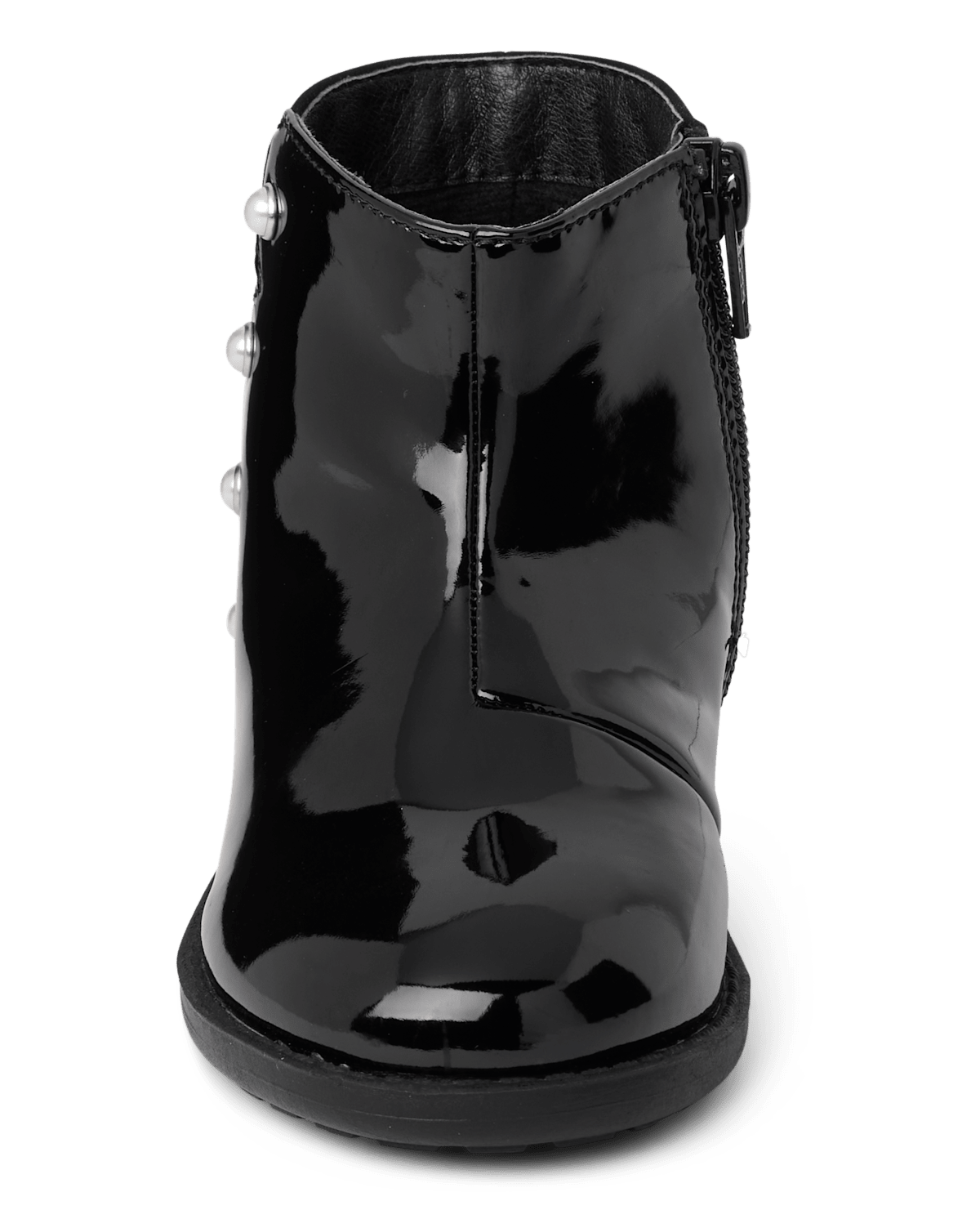 Детские ботинки Gymboree Girls Faux Patent Leather Pearl Boots - Ladies And Gentlemen — фото 3