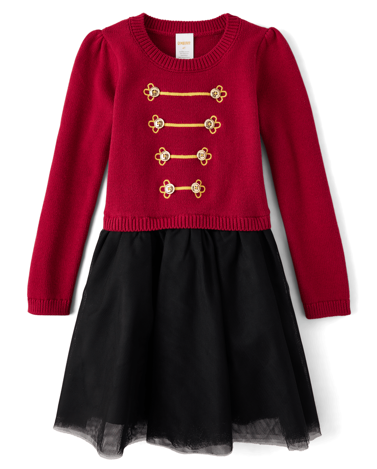 Детские платья Gymboree Girls Nutcracker Uniform Sweater Dress - Nutcracker