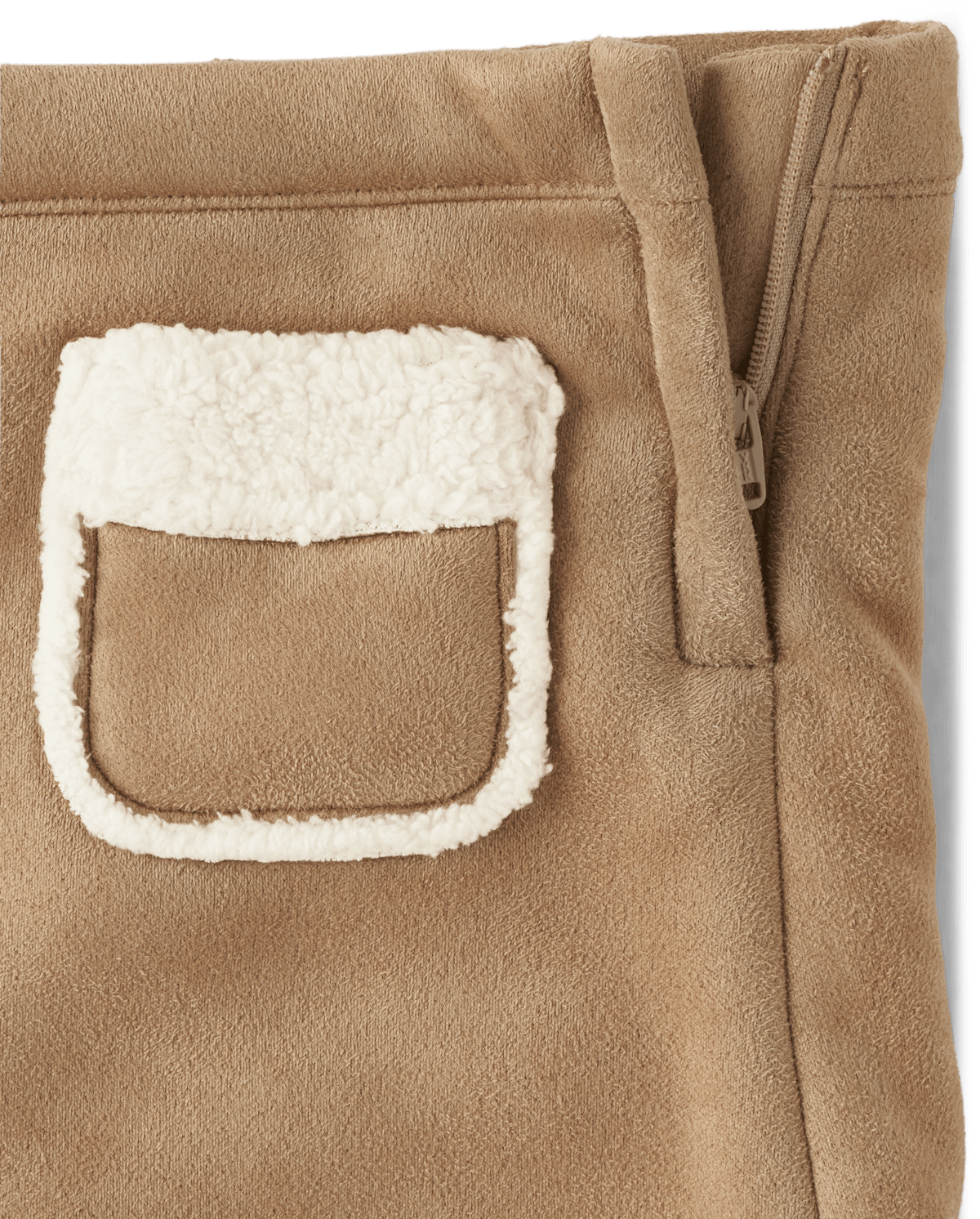 Детские юбки Gymboree Girls Faux Suede Patch Pocket Skirt — фото 2