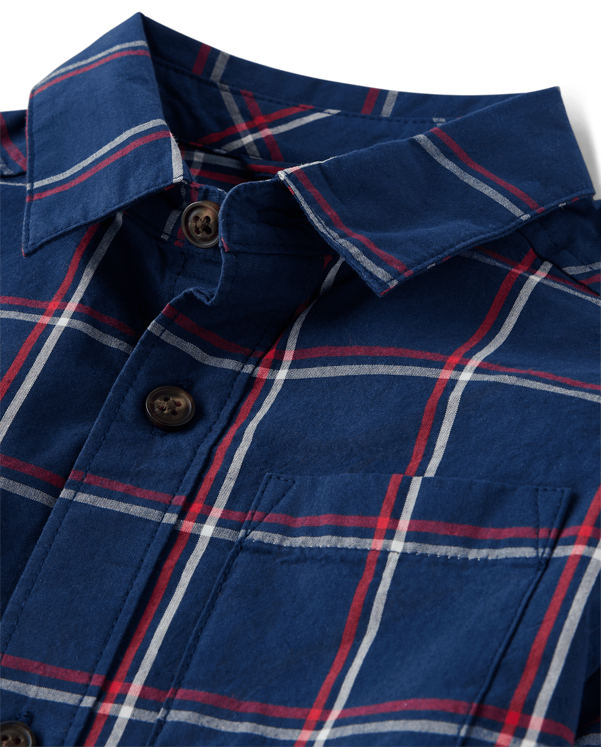 Детские рубашки Gymboree Boys Plaid Poplin Button Up Shirt - Parisian Chic