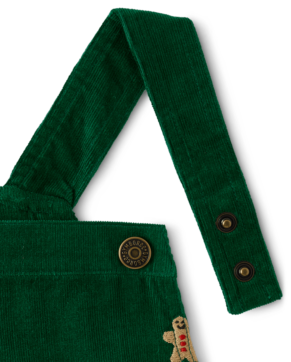 Детские юбки Gymboree Girls Schiffli Gingerbread Corduroy Skirtall - Christmas Cabin — фото 2