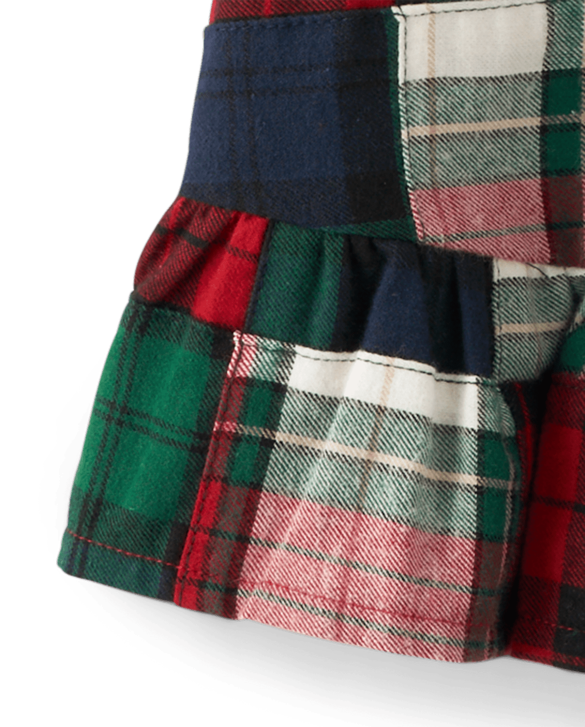 Детские юбки Gymboree Girls Patch Plaid Flannel Skort - Christmas Cabin — фото 3