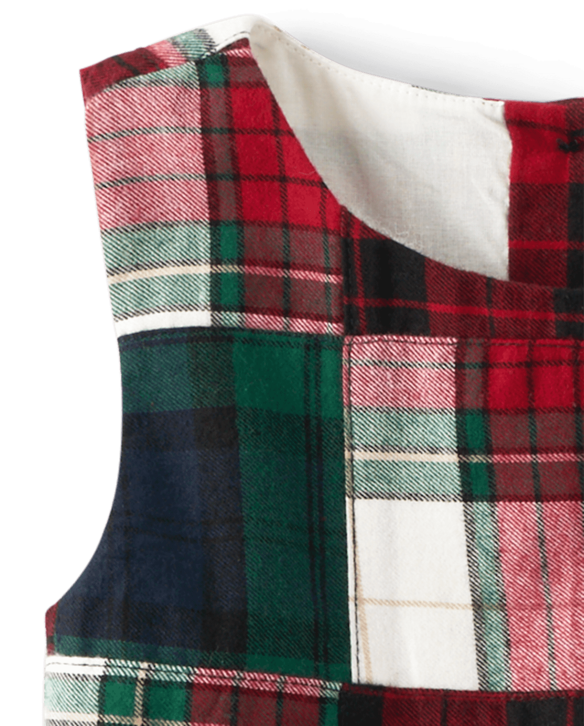Gymboree Girls Patch Plaid Jumper - Christmas Cabin — фото 3