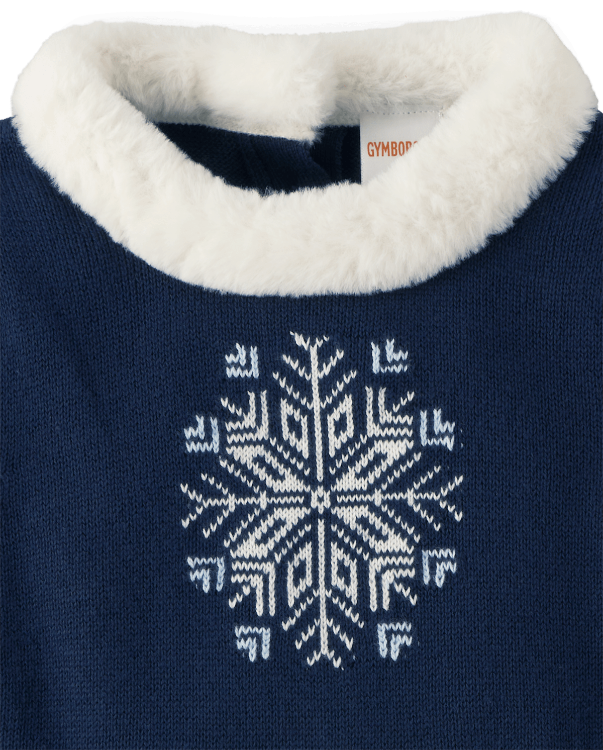 Детские платья Gymboree Girls Snowflake Fairisle Sweater Dress - Holiday Express — фото 3