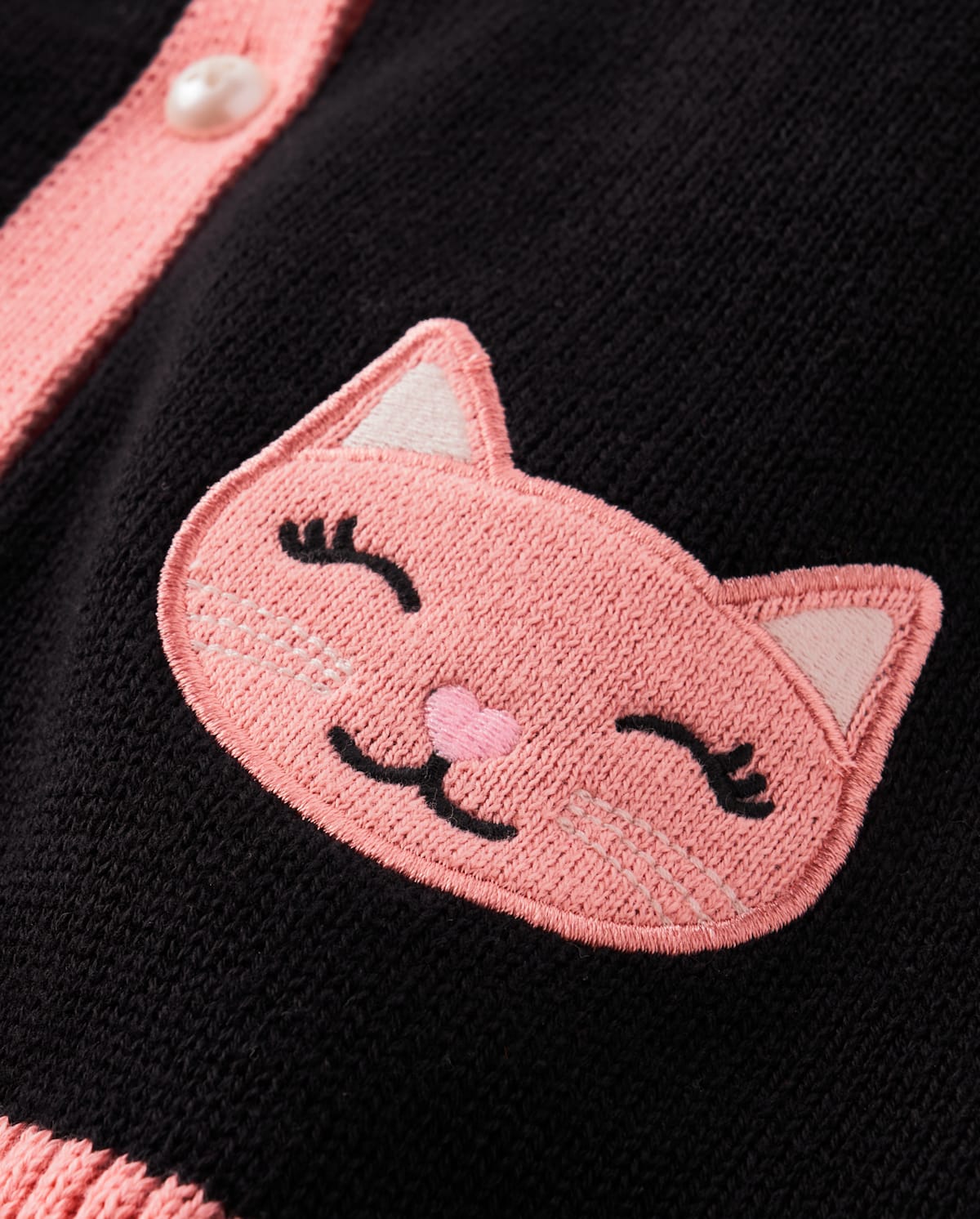 Детские кардиганы Gymboree Girls Applique Cat Peter Pan Cardigan - Ladies And Gentlemen — фото 3