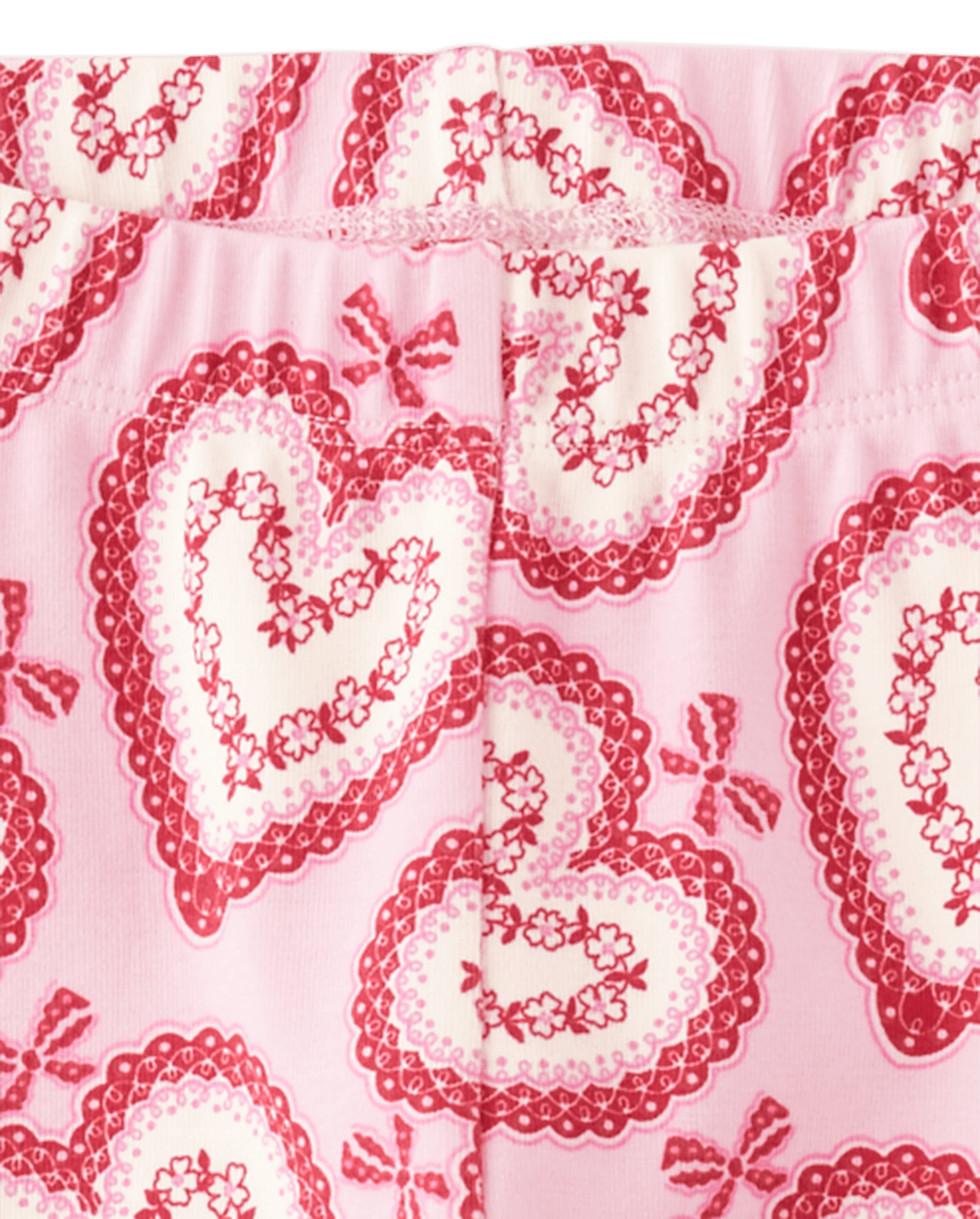 Детские леггинсы Gymboree Girls Lace Heart Leggings - Valentine Cutie
