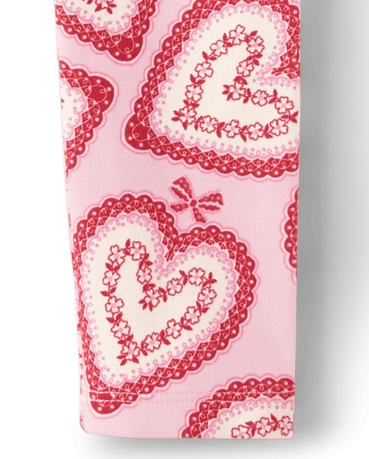 Детские леггинсы Gymboree Girls Lace Heart Leggings - Valentine Cutie — фото 3