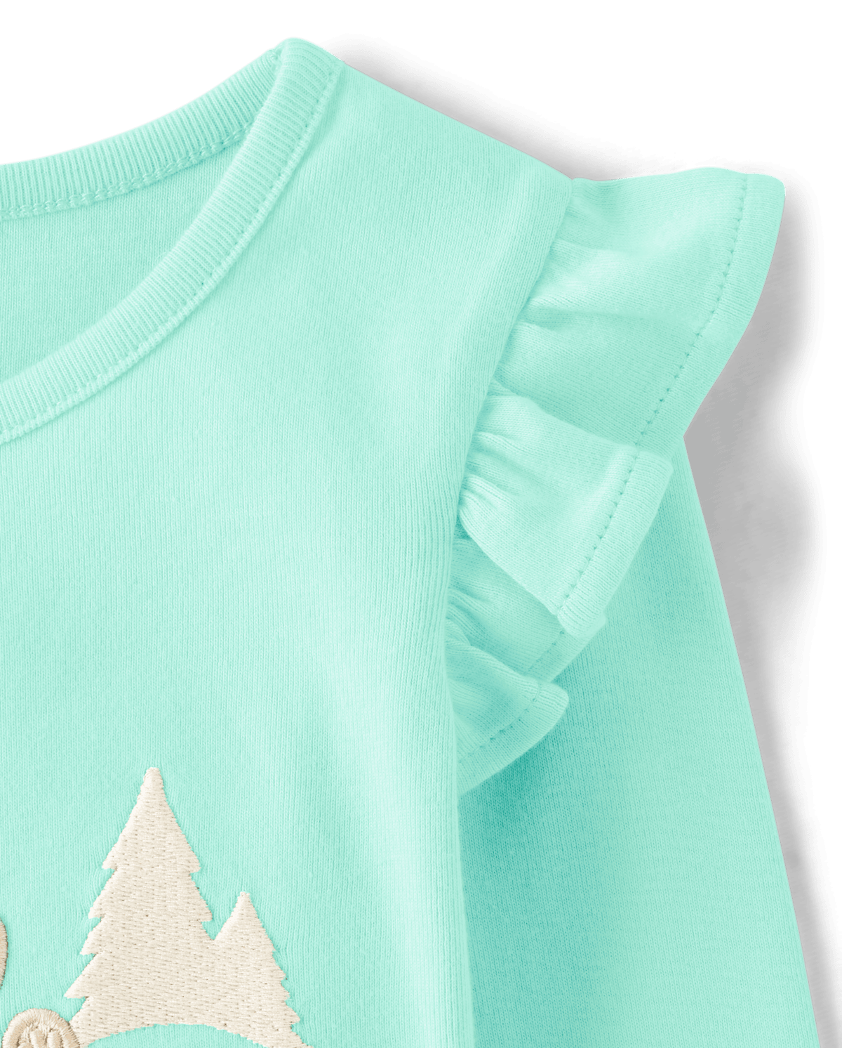 Детские топы Gymboree Girls Embroidered Polar Bear Flutter Top - Nordic Adventure