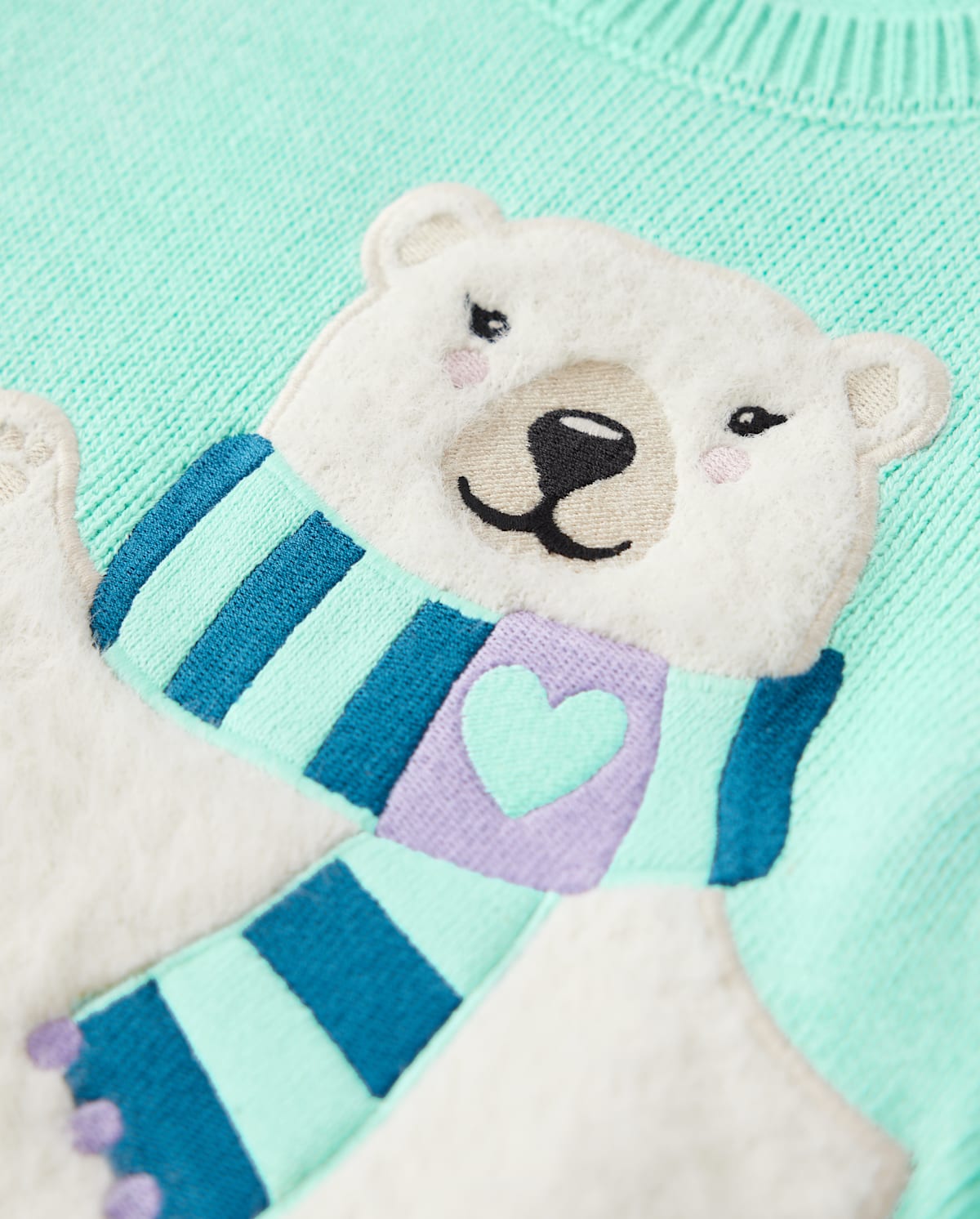 Детские платья Gymboree Girls Embroidered Polar Bear Sweater Dress - Nordic Adventure