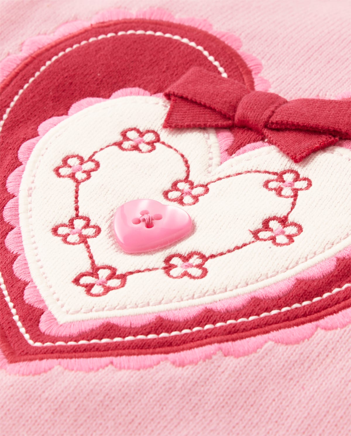 Детские свитеры Gymboree Girls Lace Heart Sweater - Valentine Cutie