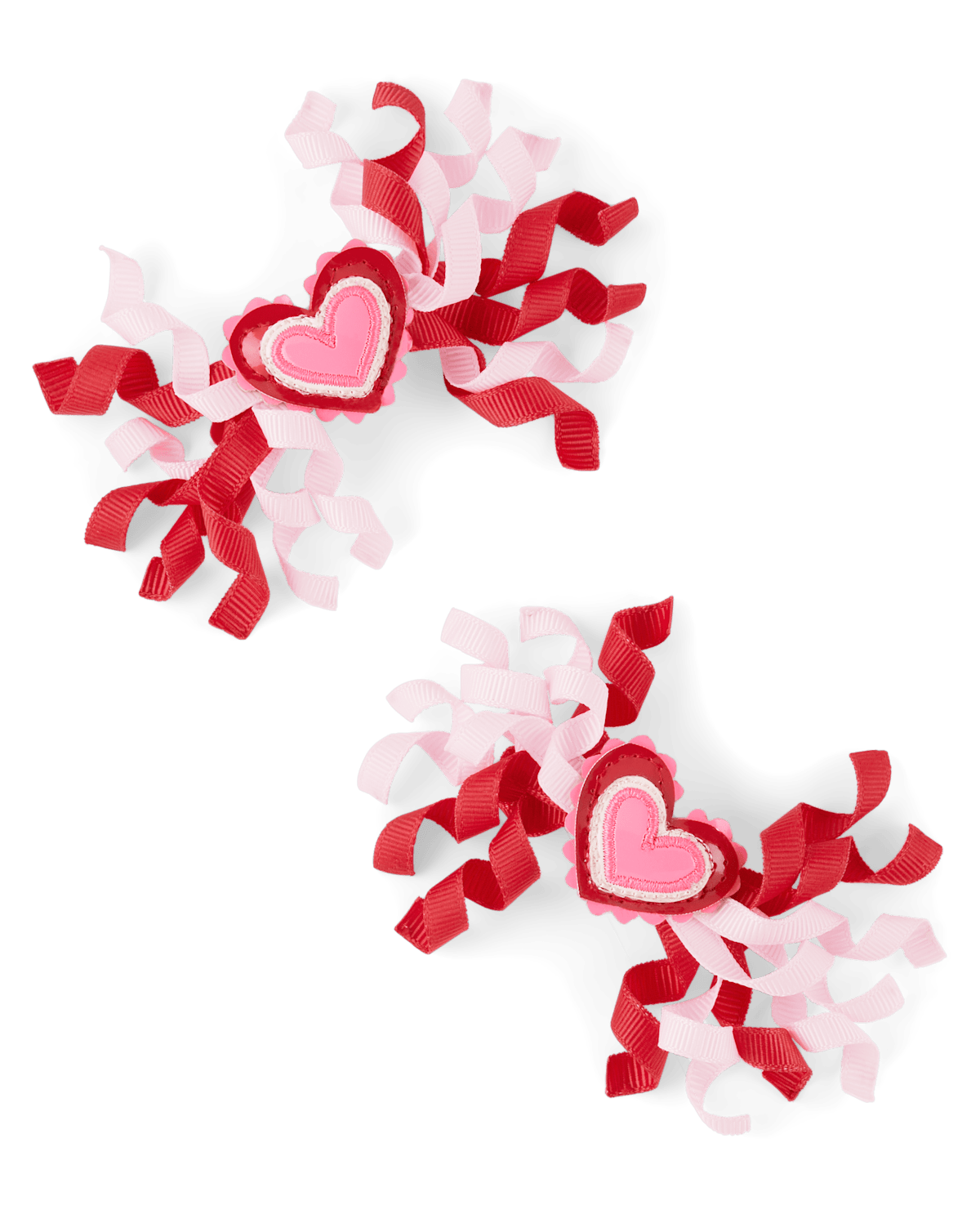 Детские аксессуары Gymboree Girls Heart Curly Hair Clips 2-Pack - Valentine Cutie