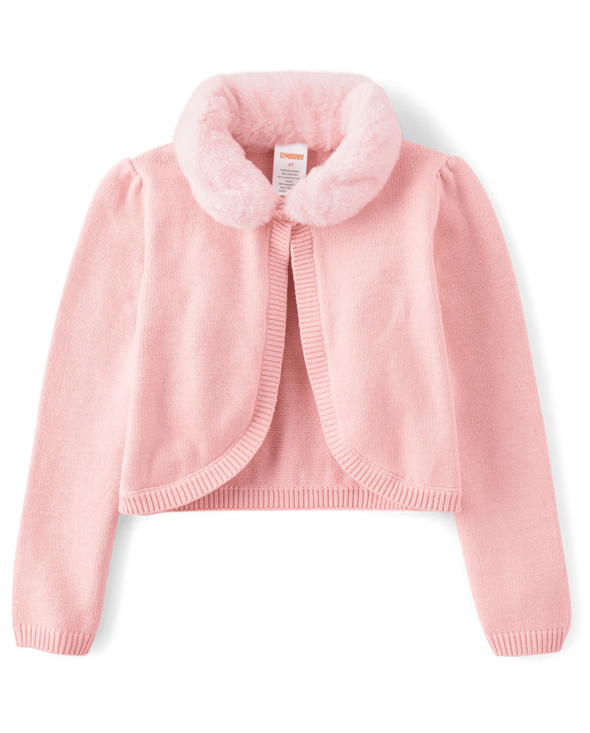 Детские кардиганы Gymboree Girls Faux Fur Collar Cardigan - Sugar Plum Fairy
