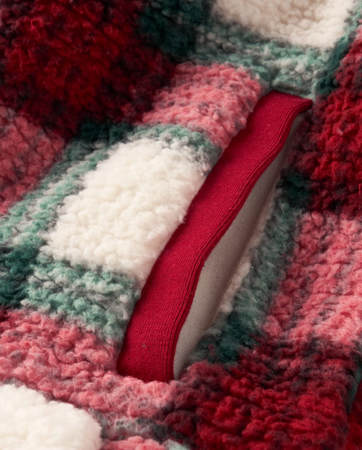 Детские свитеры Gymboree Girls Plaid Sherpa Peplum Pullover - Christmas Cabin — фото 2