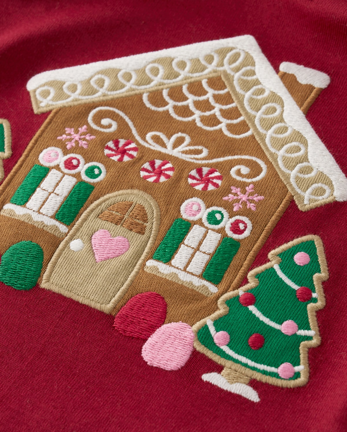 Gymboree Girls Gingerbread Snug Fit Cotton Pajamas