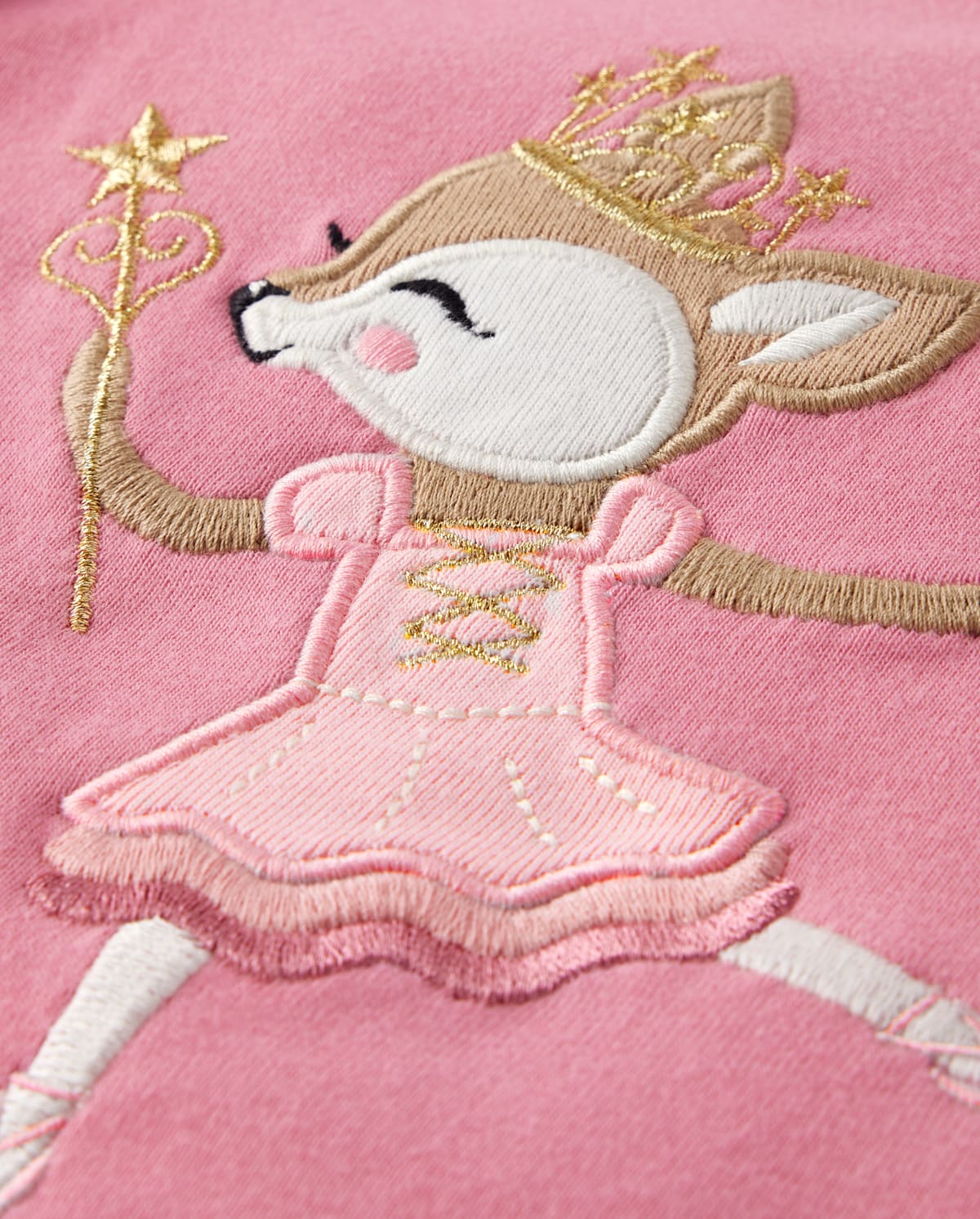 Детские топы Gymboree Girls Embroidered Fairy Mouse Ruffle Top - Sugar Plum Fairy