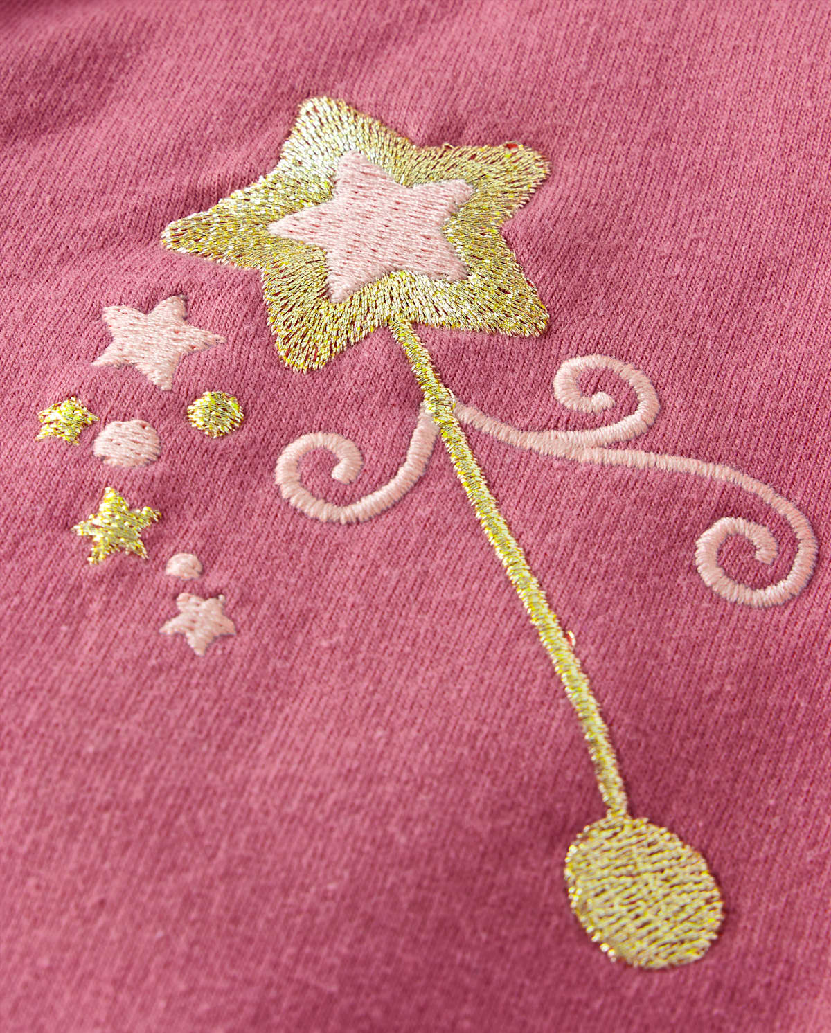 Детские худи Gymboree Girls Embroidered Magic Wand Fleece Zip-Up - Sugar Plum Fairy