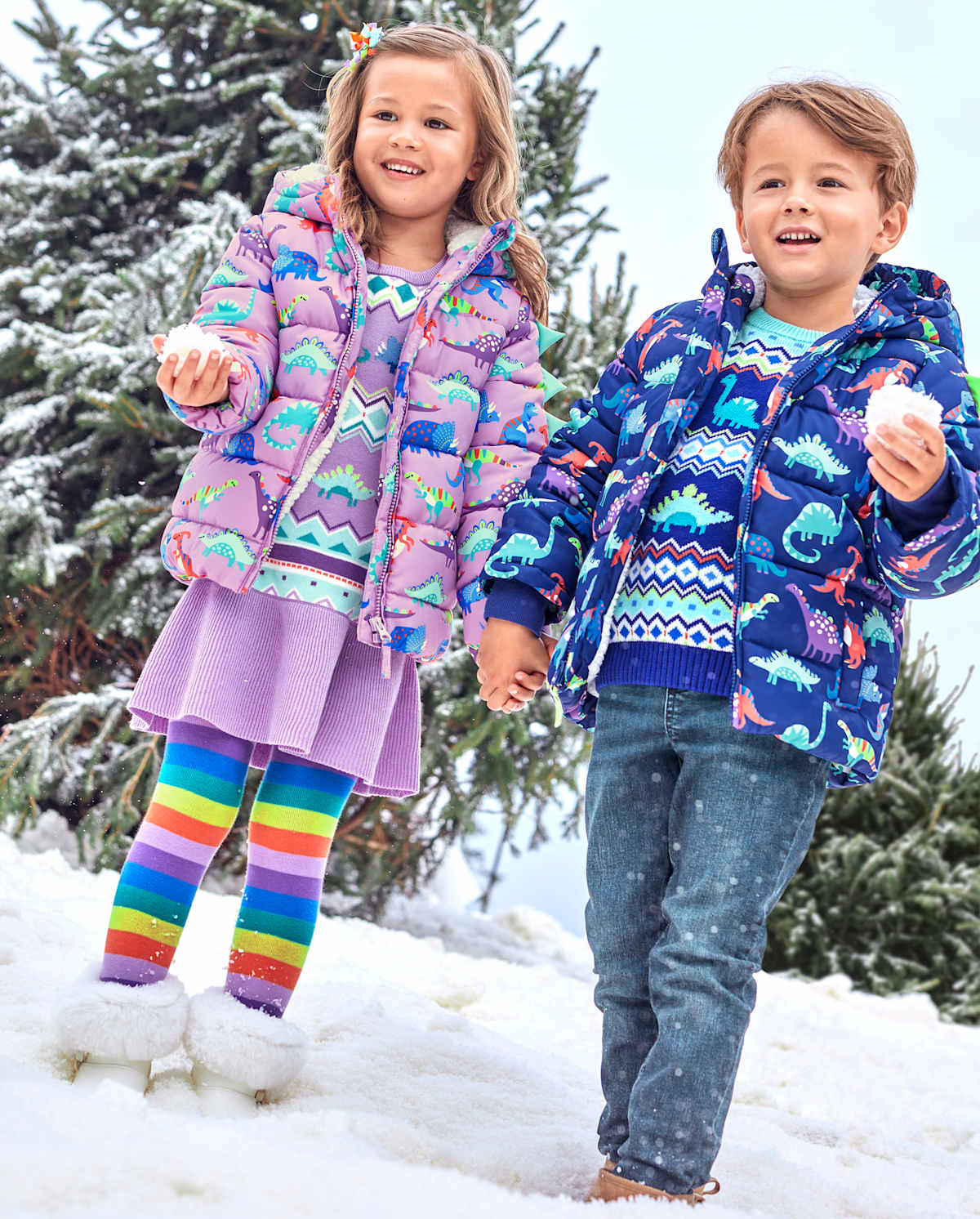 Бельё Gymboree Girls Striped Tights - Dino Friends — фото 2