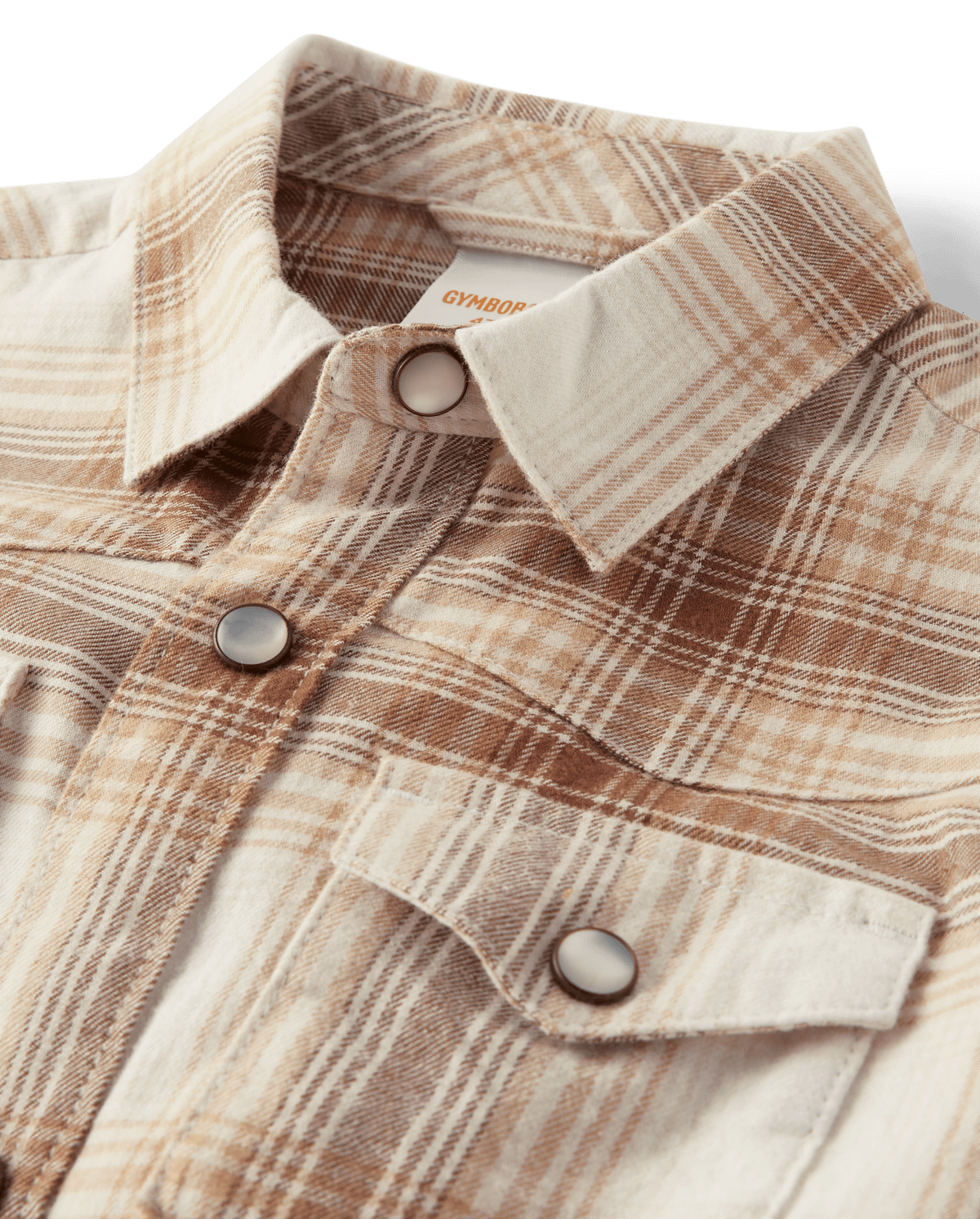 Детские рубашки Gymboree Boys Plaid Twill Snap Front Shirt - Rustic Ranch