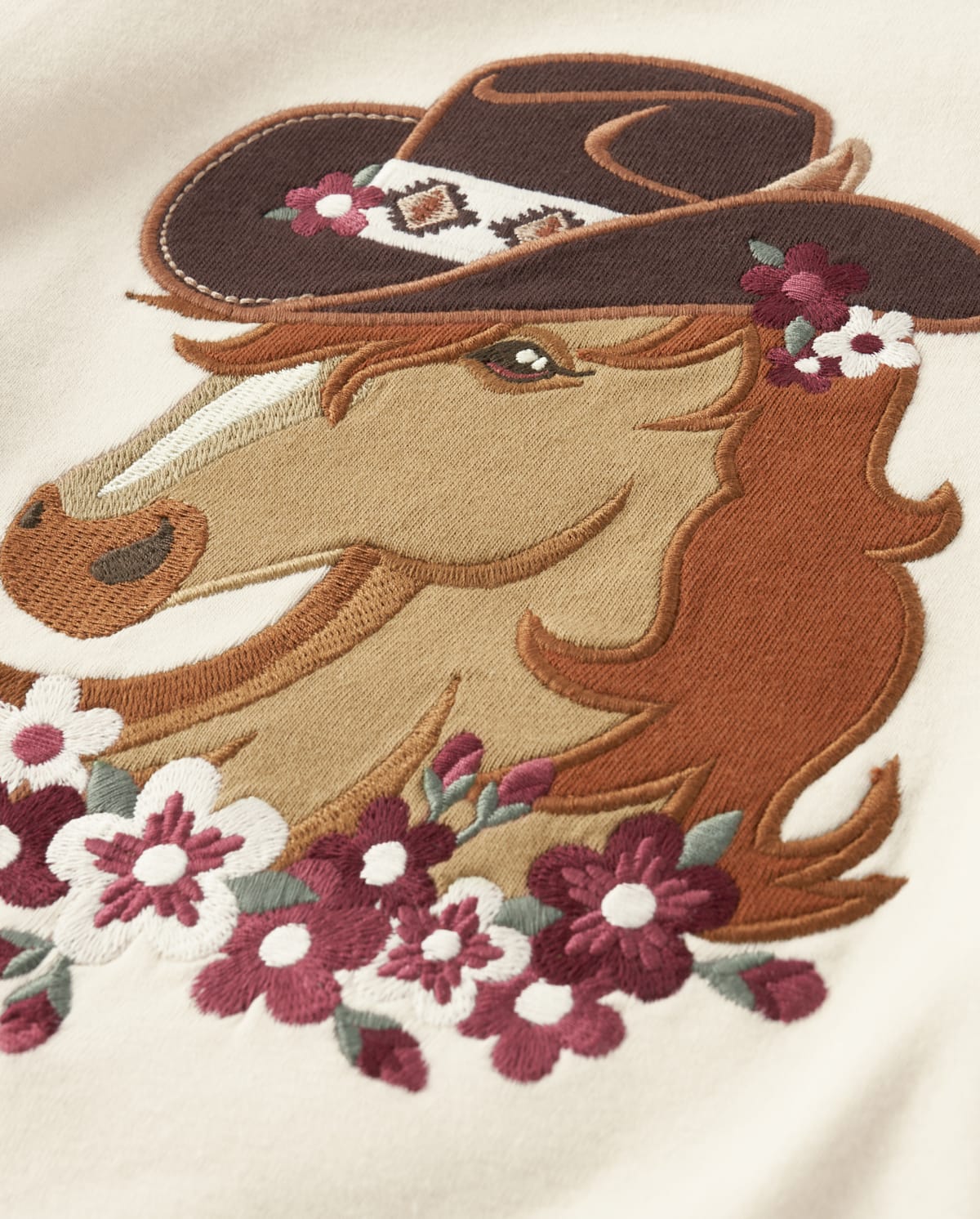 Детские топы Gymboree Girls Embroidered Horse Top - Rustic Ranch