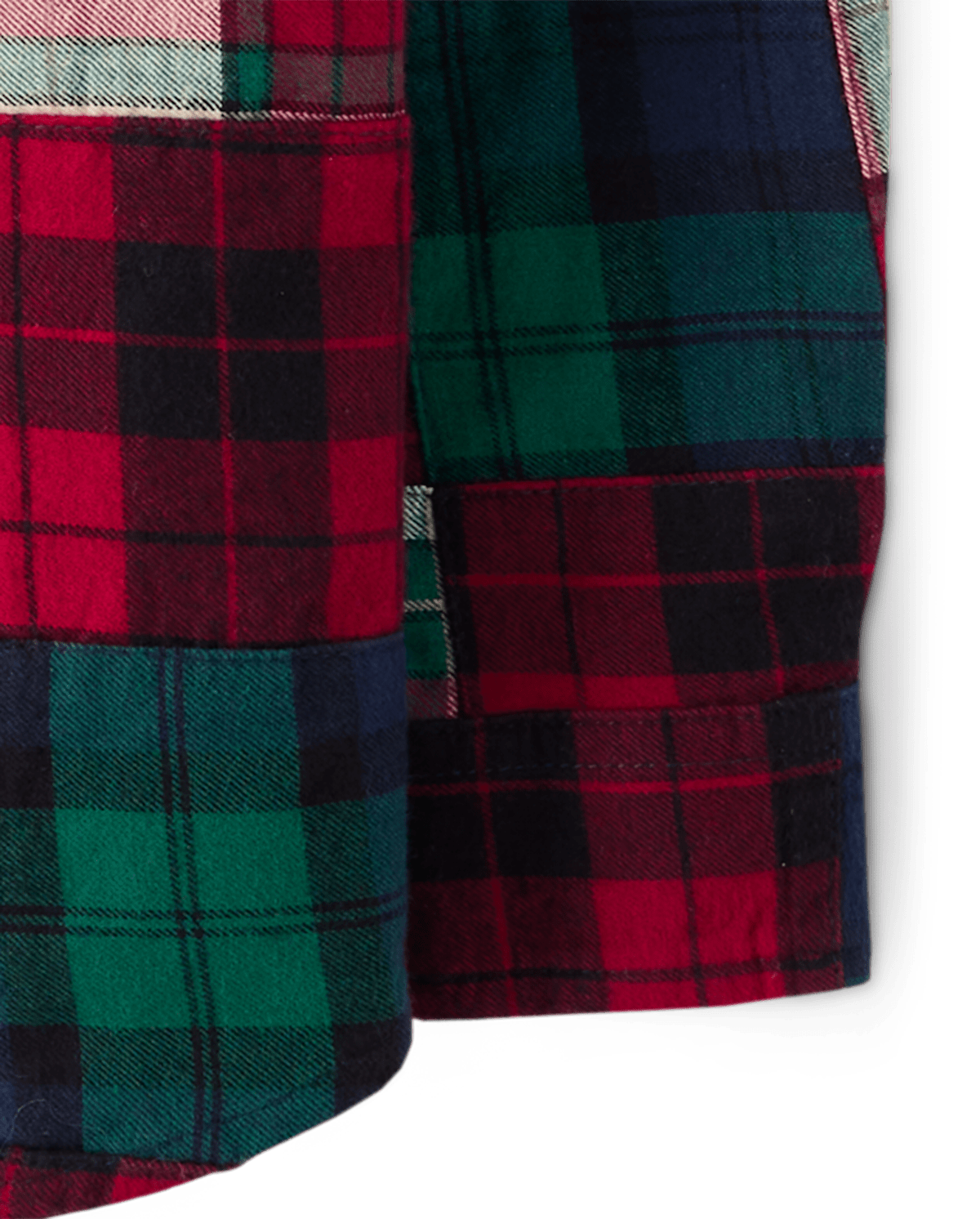 Детские рубашки Gymboree Boys Patch Plaid Shirt - Christmas Cabin — фото 4