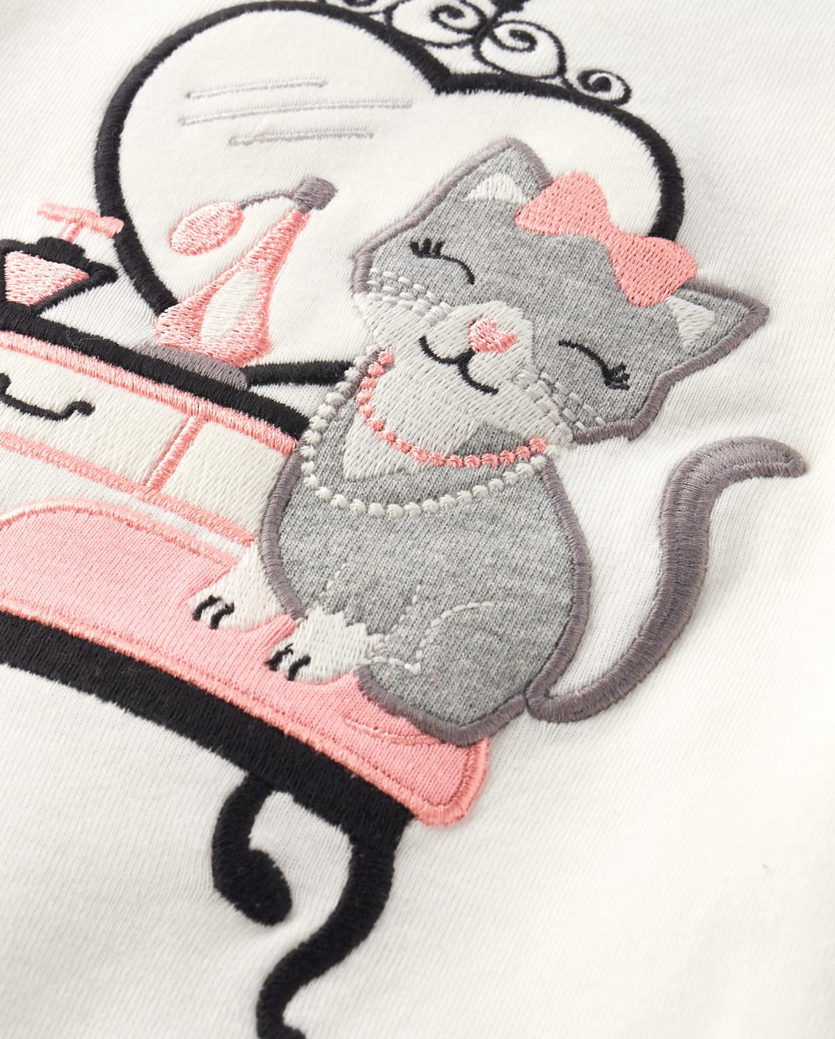 Детские топы Gymboree Girls Embroidered Cat Vanity Top - Ladies And Gentlemen