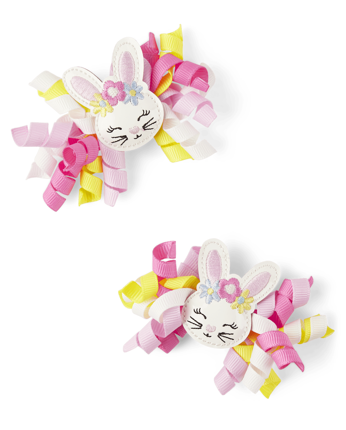 Детские аксессуары Gymboree Girls Bunny Curly Hair Clips 2-Pack - Spring Celebrations — фото 1
